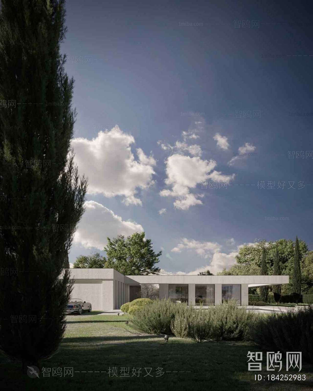 Modern Courtyard/landscape