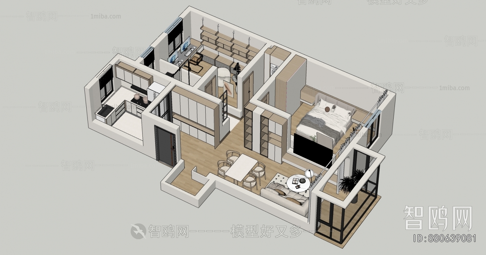 Modern A Bird's-eye View Of Home Decoration