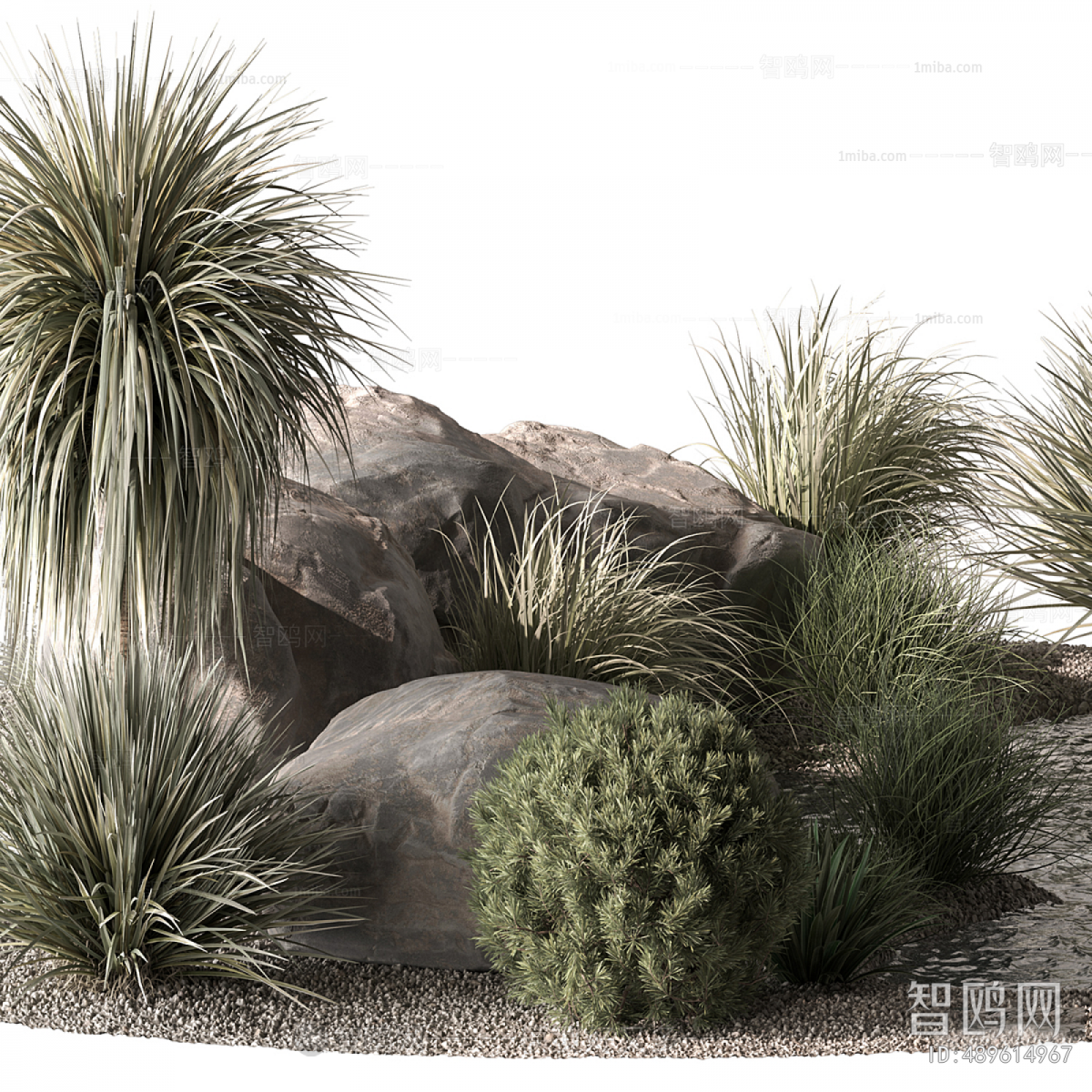 Modern Rockery Waterscape