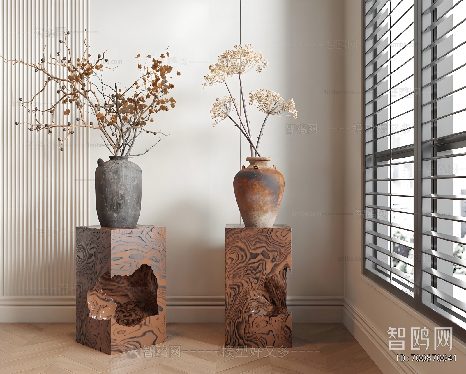 Wabi-sabi Style Dried Branch