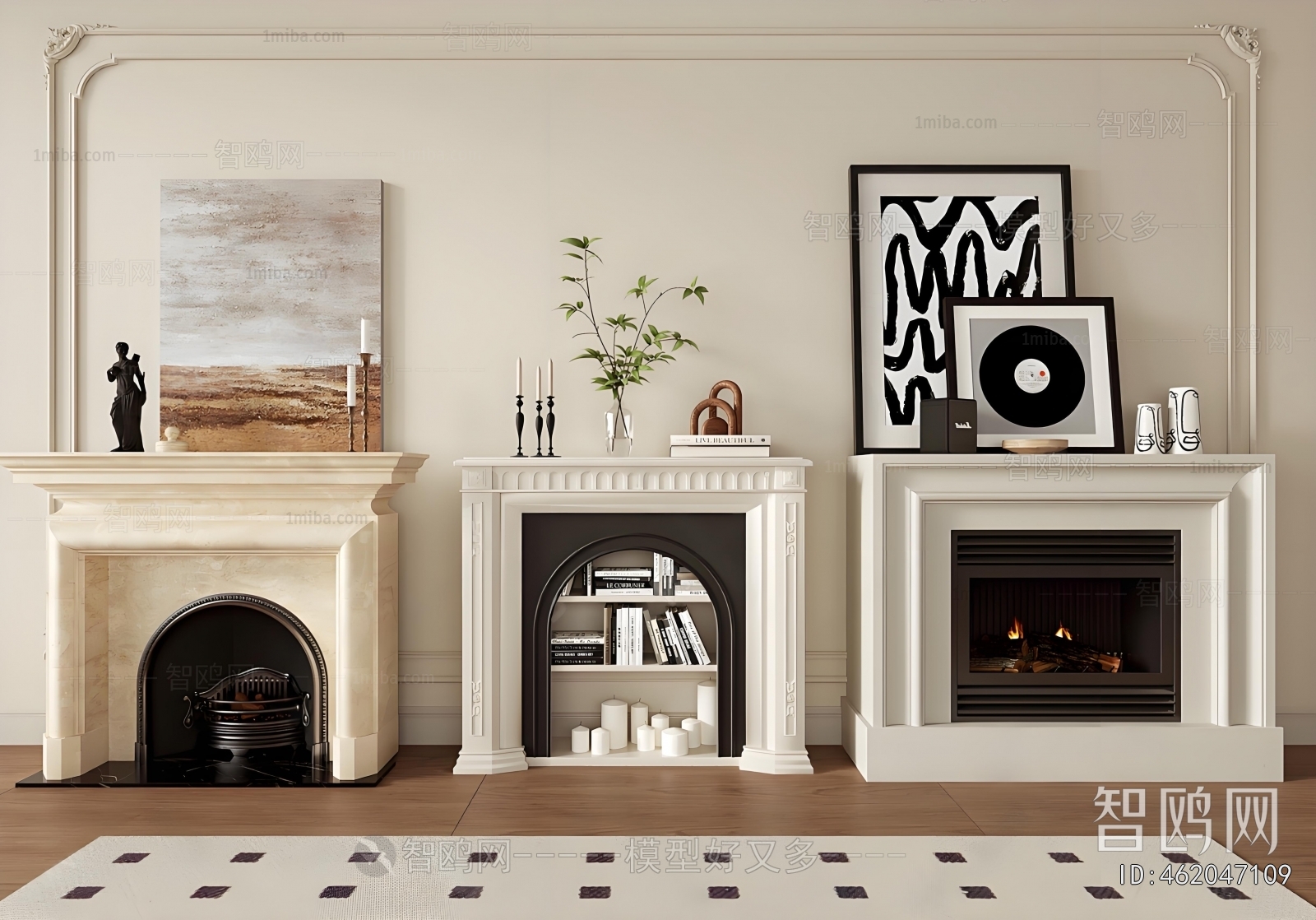 French Style Fireplace