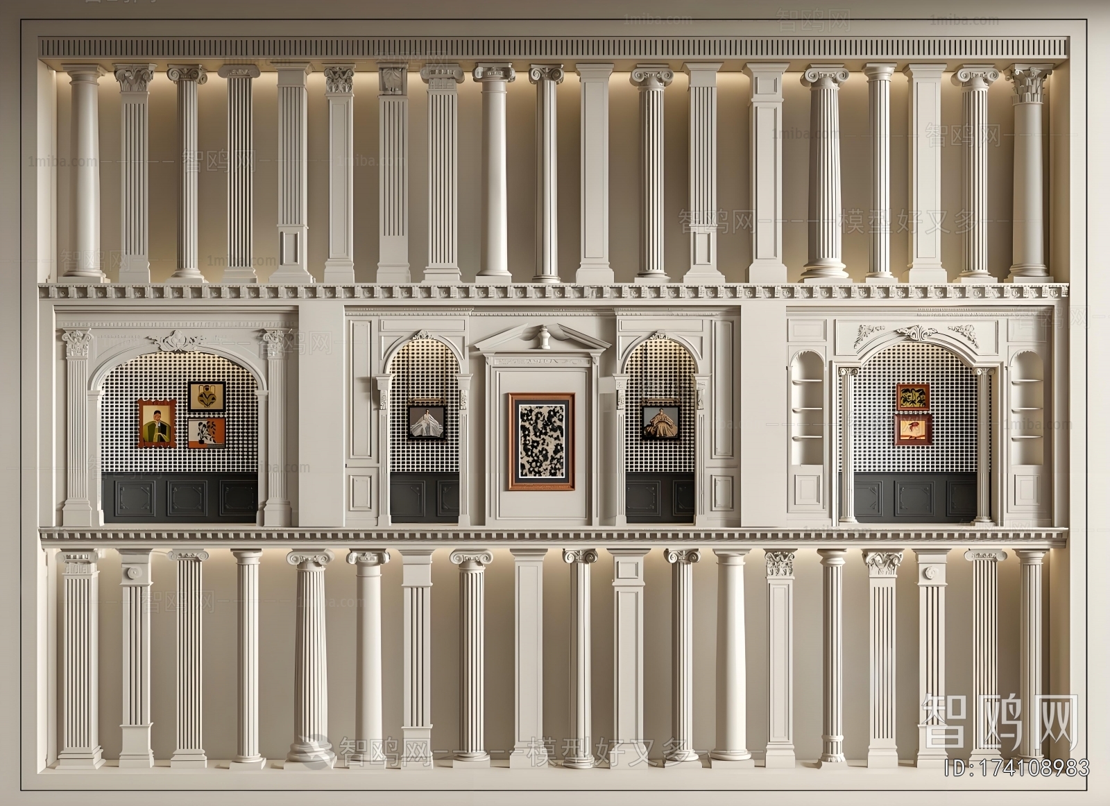 European Style Roman Pillar