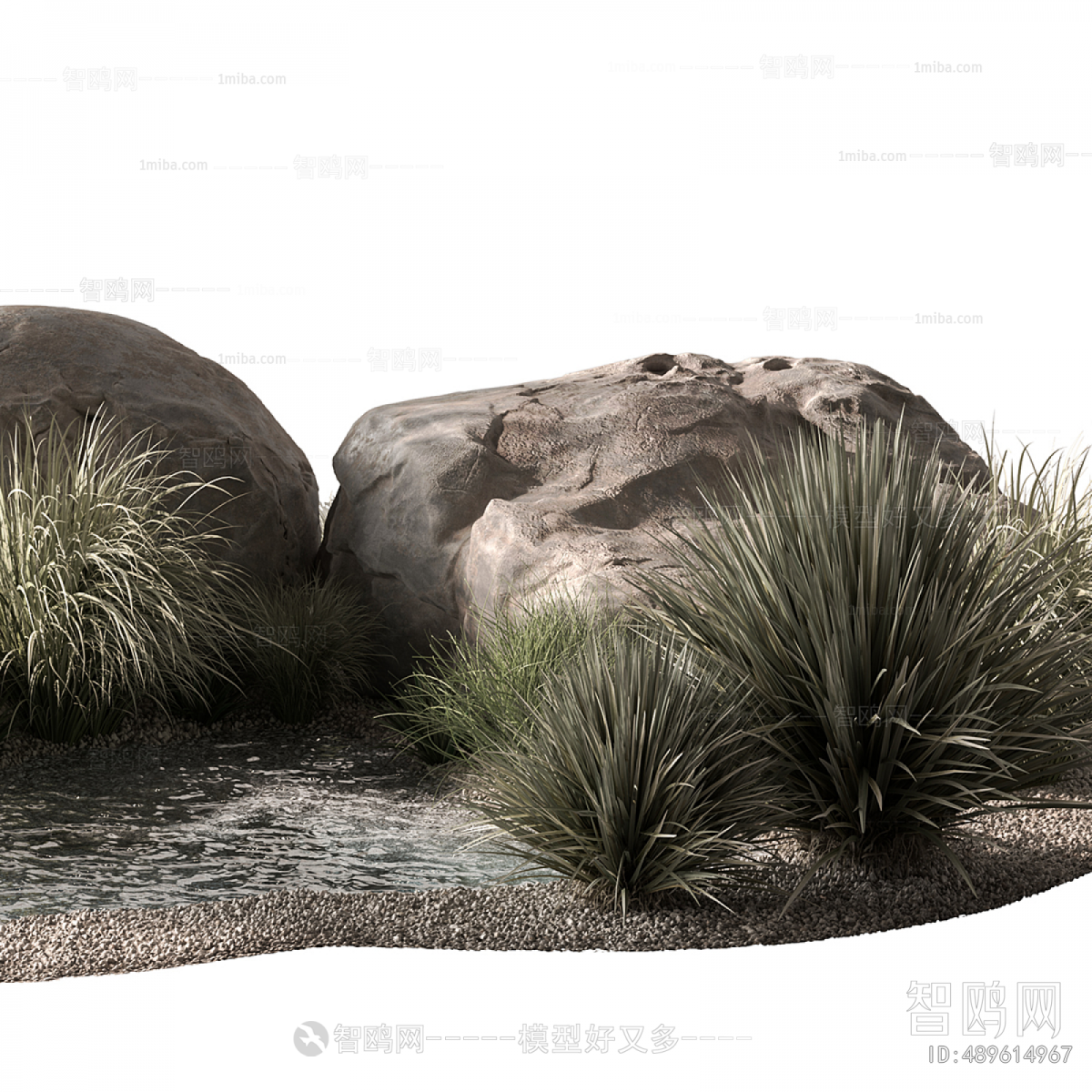 Modern Rockery Waterscape