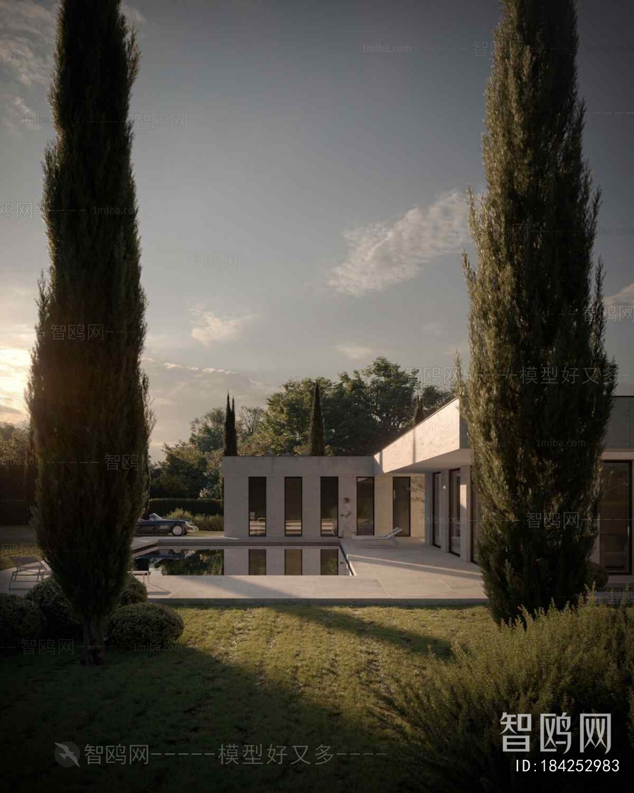 Modern Courtyard/landscape