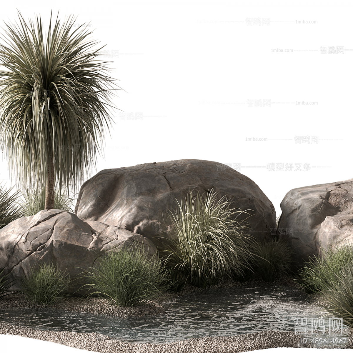 Modern Rockery Waterscape