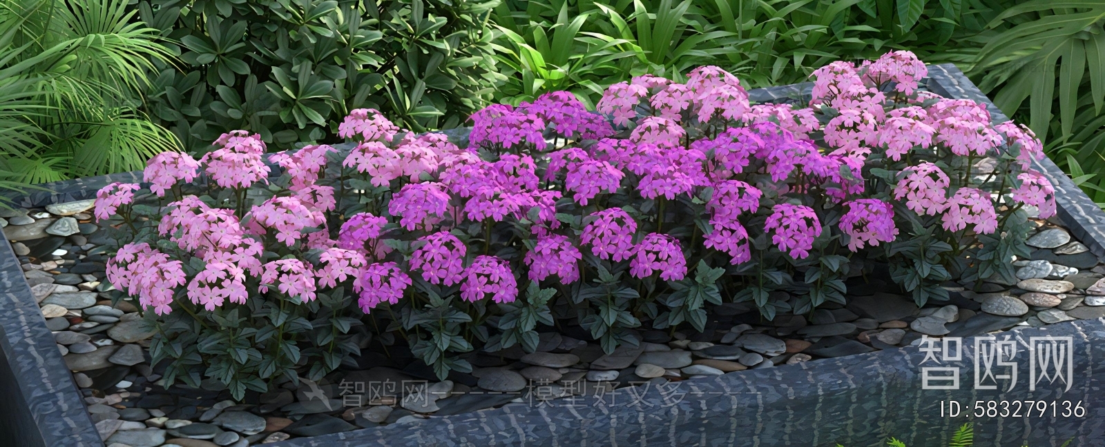 Modern Flowers And Grass