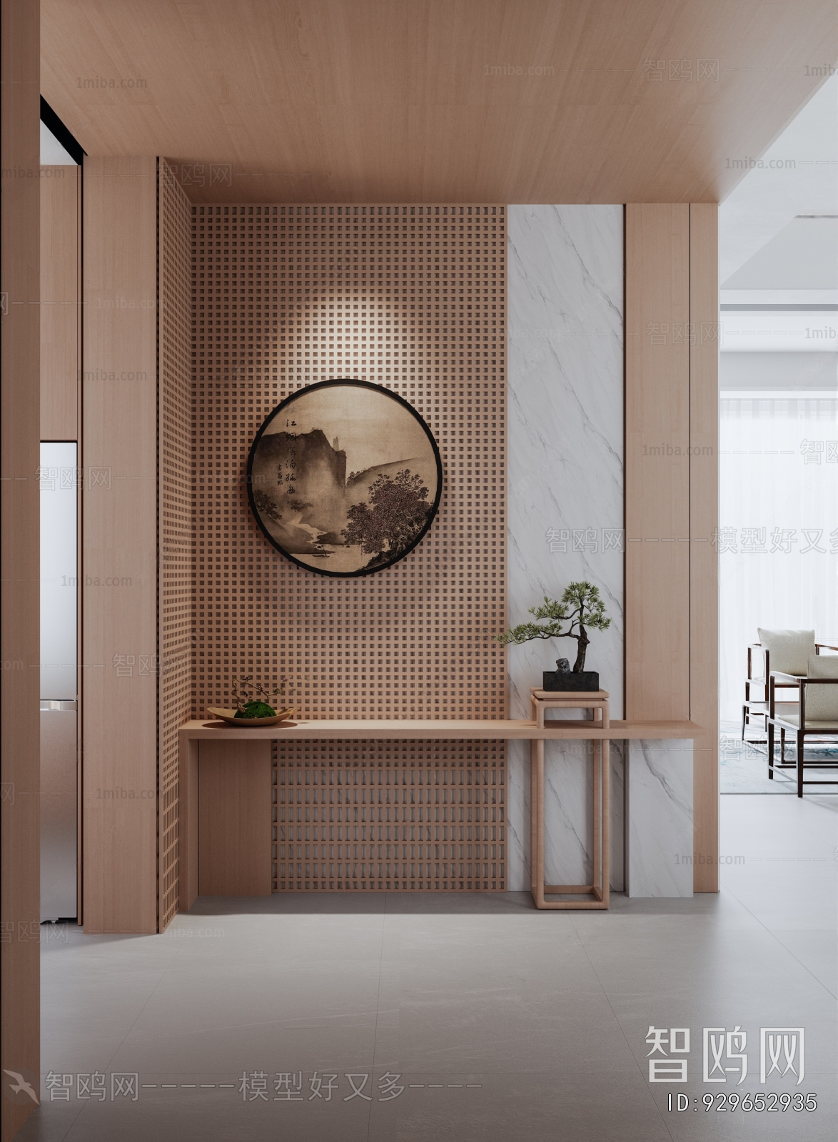 New Chinese Style Hallway