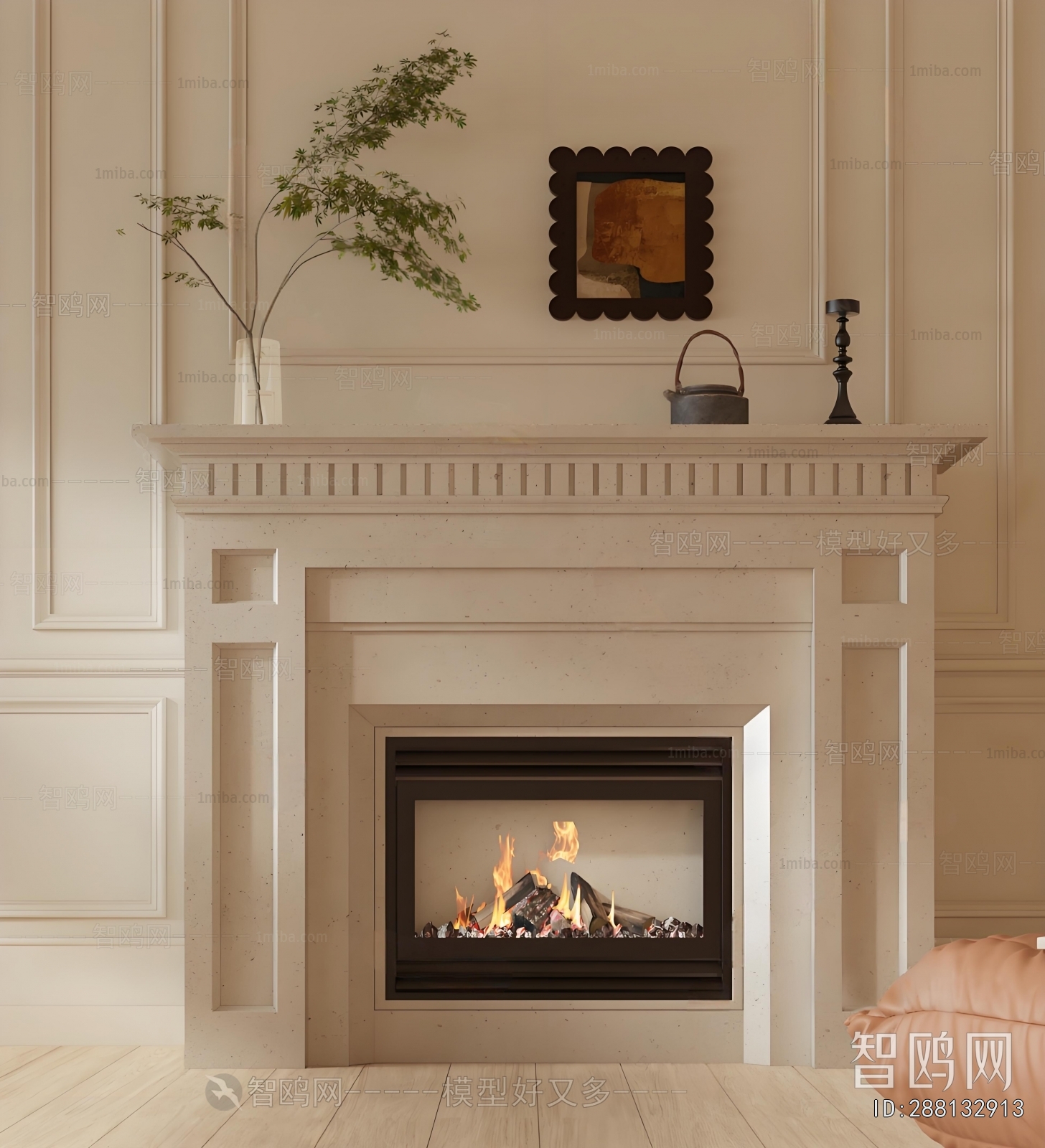French Style Fireplace