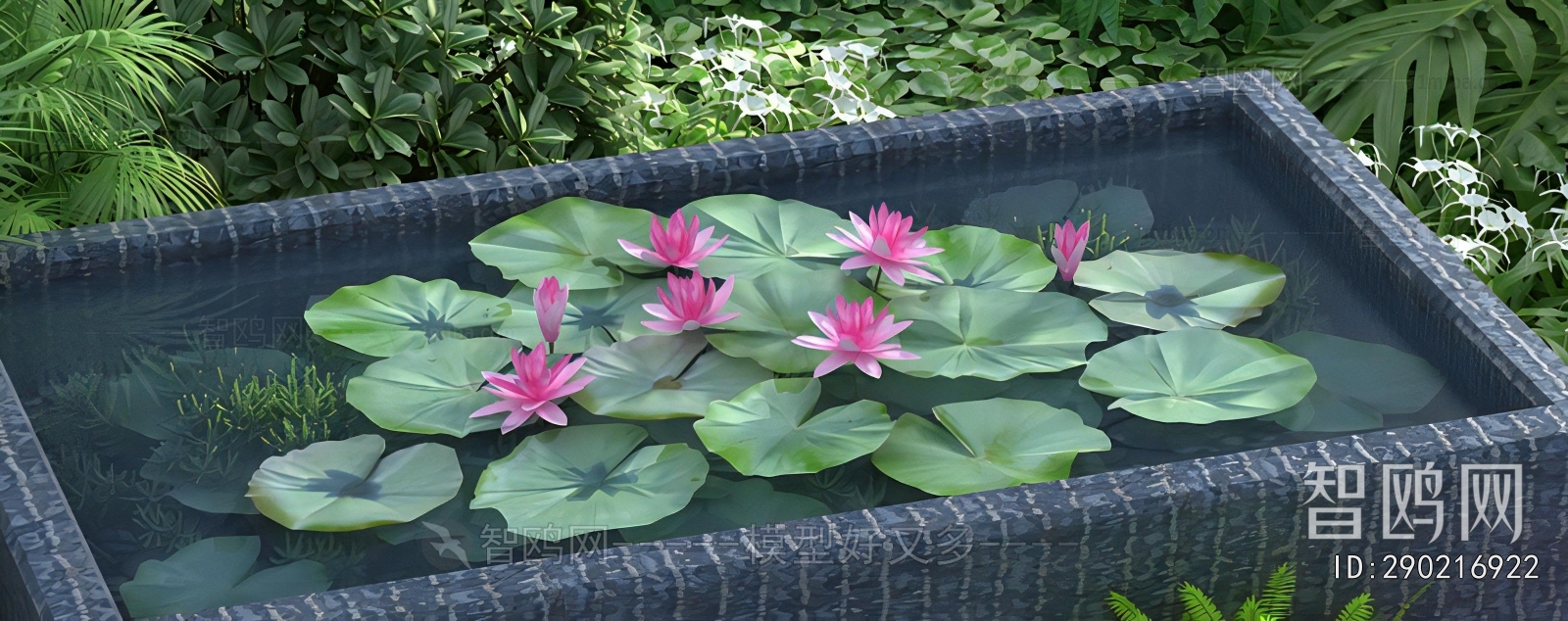Modern Flowers And Grass