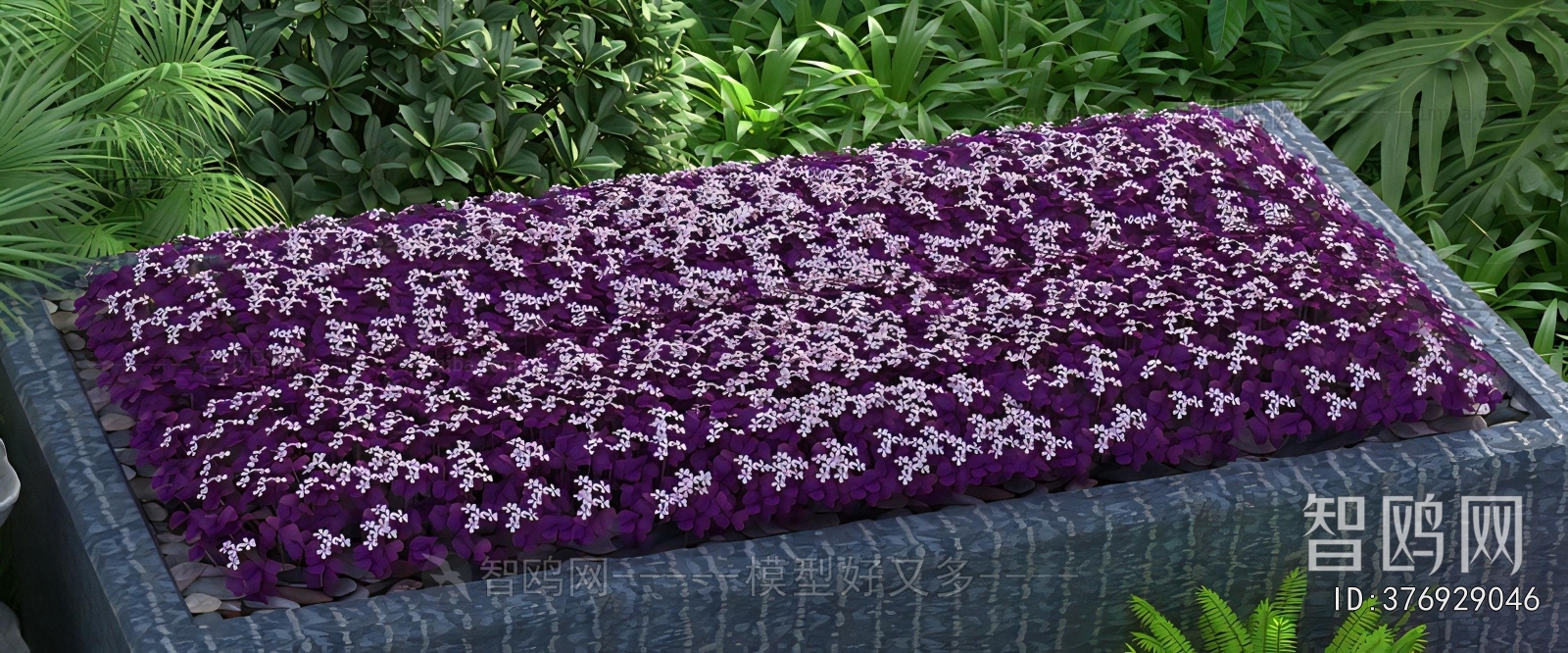 Modern Flowers And Grass