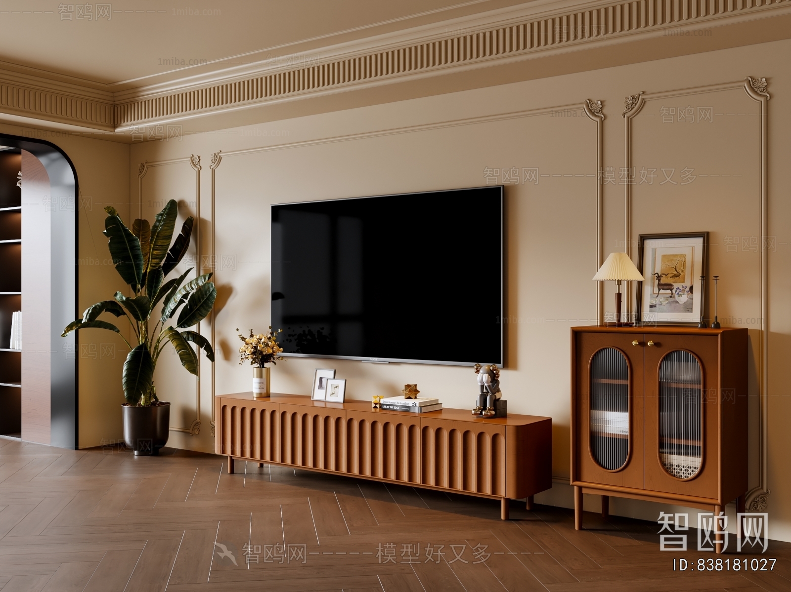 French Style TV Cabinet