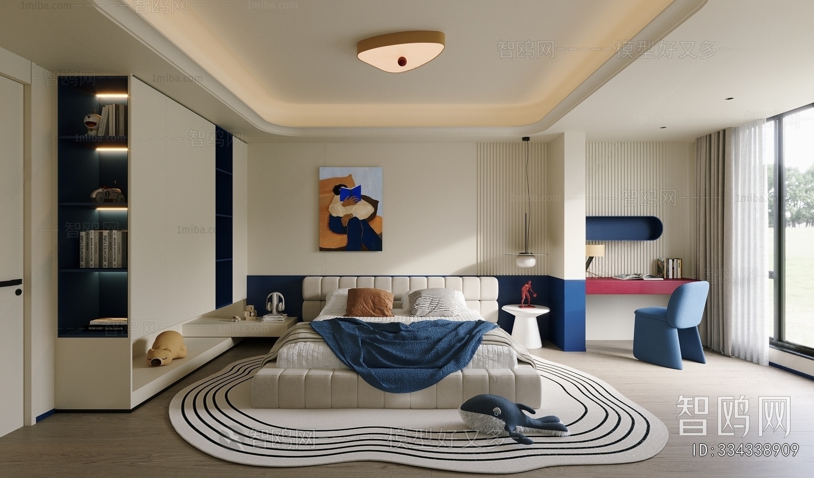 Modern Boy's Room And Son's Room