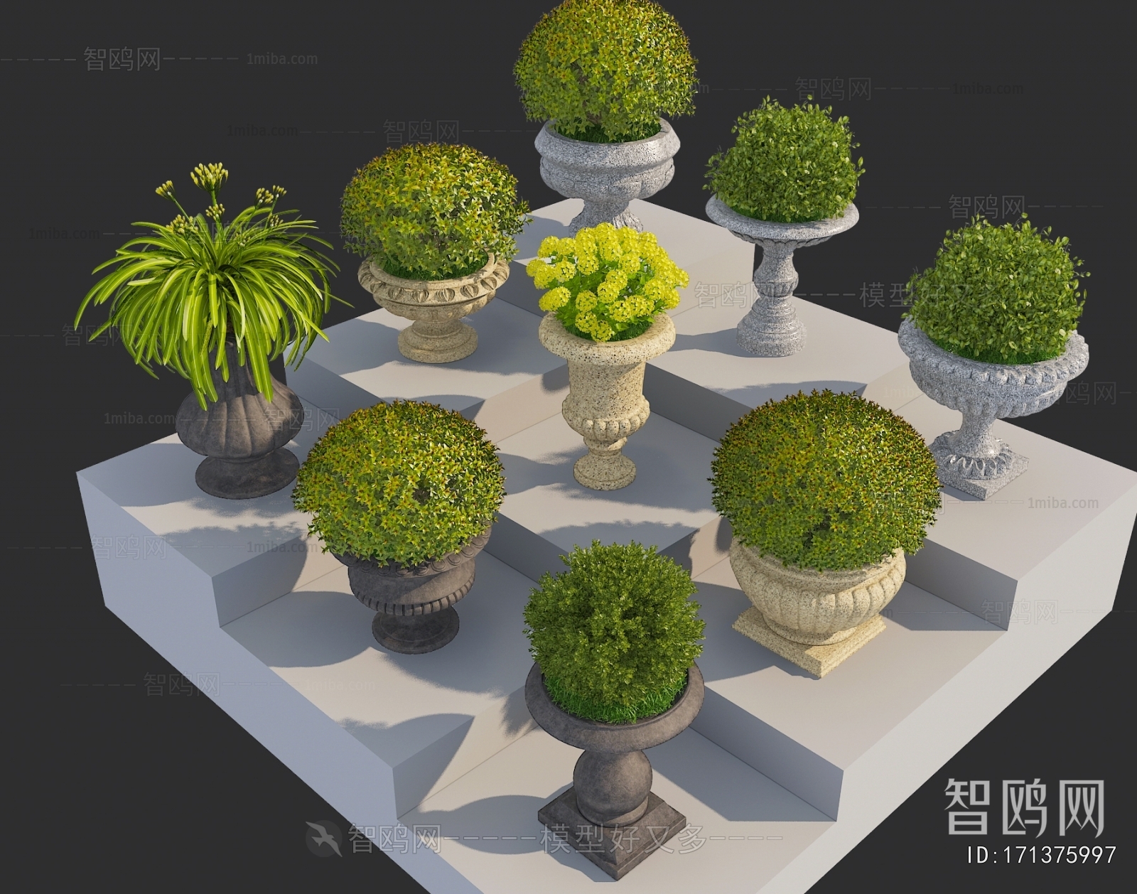 European Style Flower Bed, Flower Bowl, Flower Box