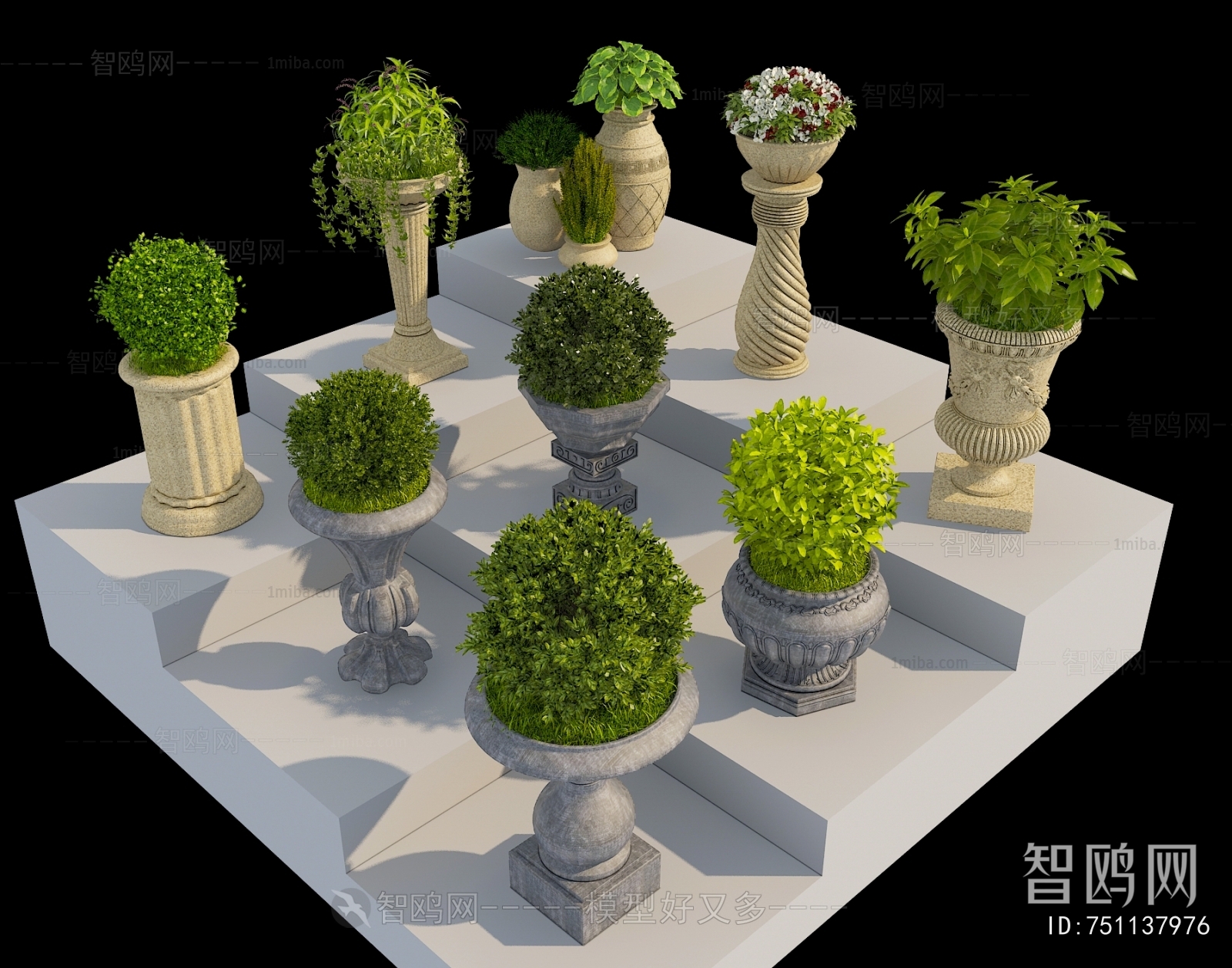 European Style Flower Bed, Flower Bowl, Flower Box