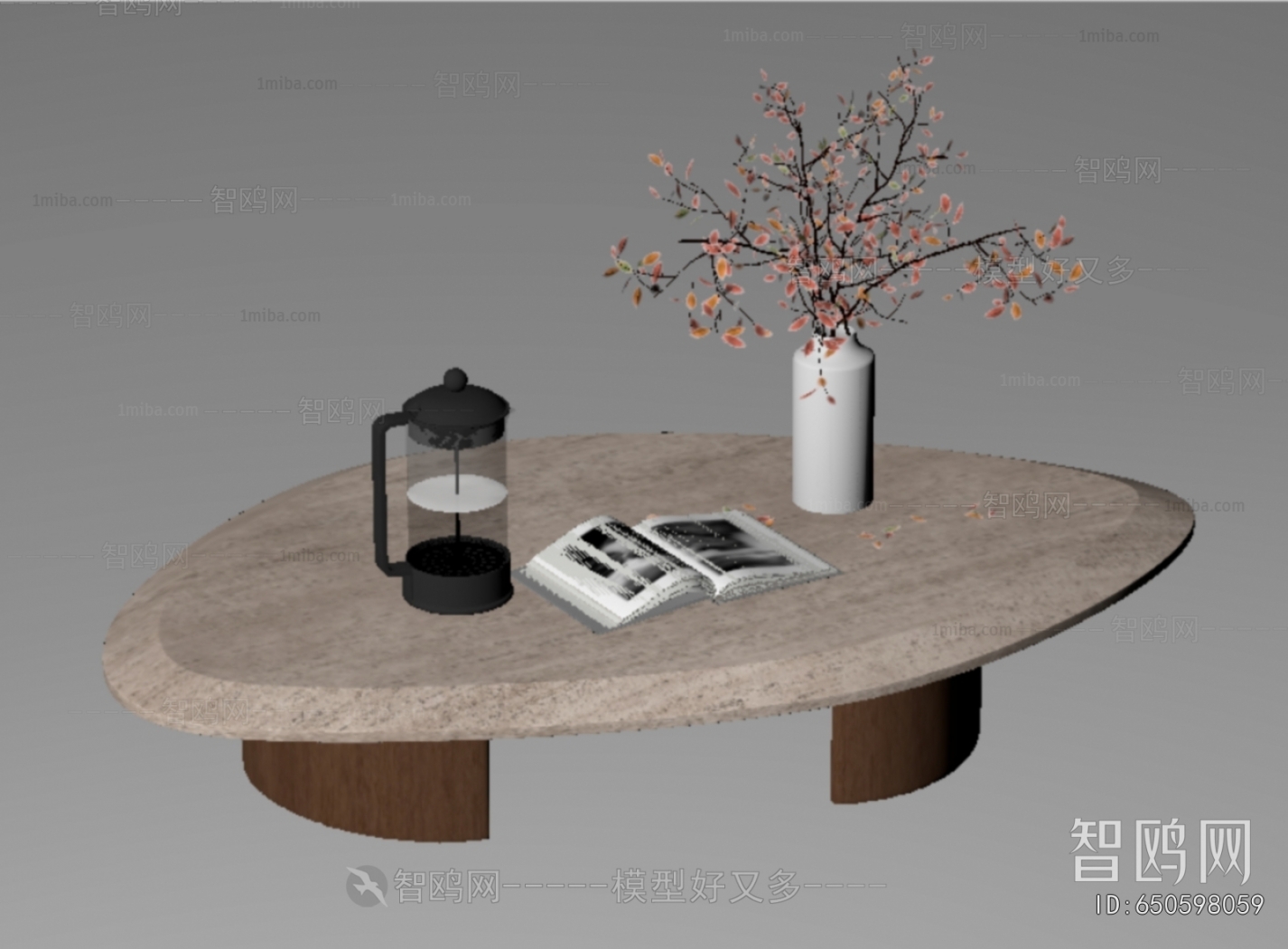 Wabi-sabi Style Coffee Table
