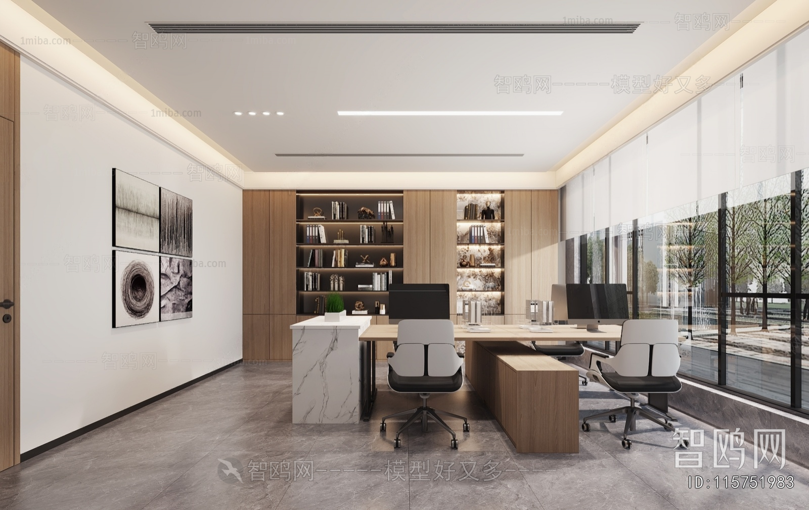 Modern Manager's Office