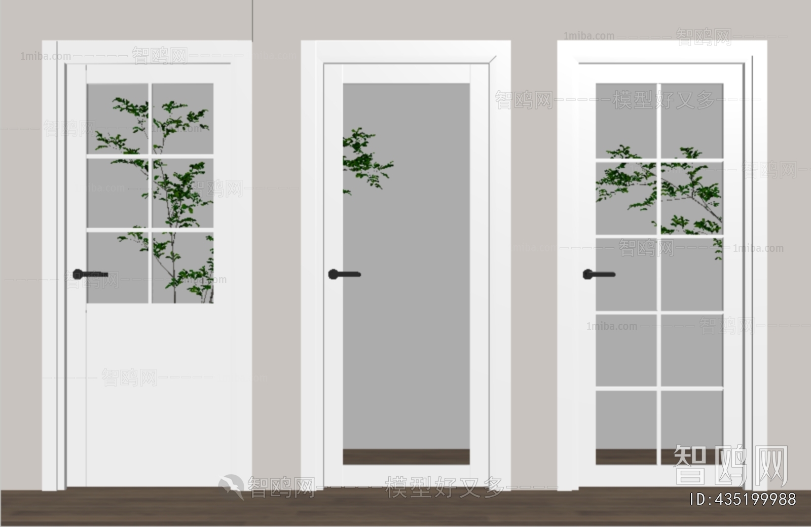 French Style Single Door