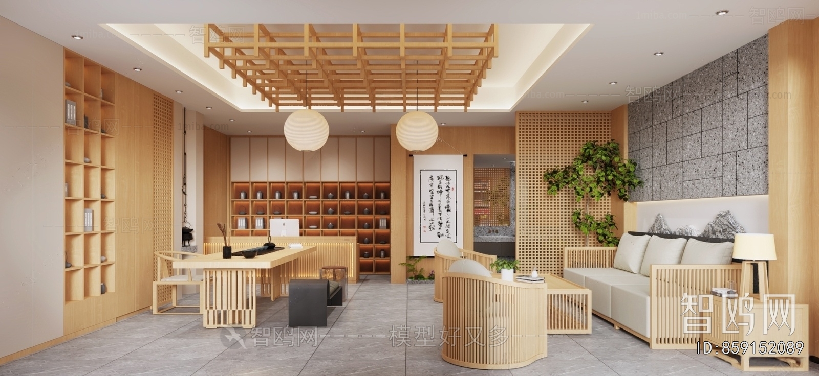 New Chinese Style Teahouse Tea House