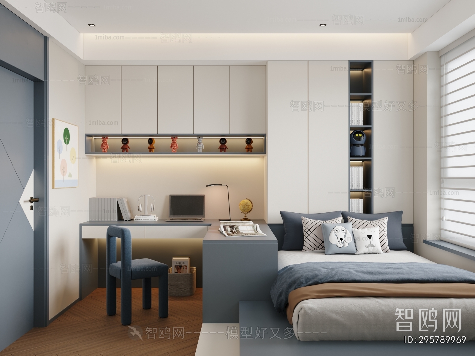 Modern Boy's Room And Son's Room