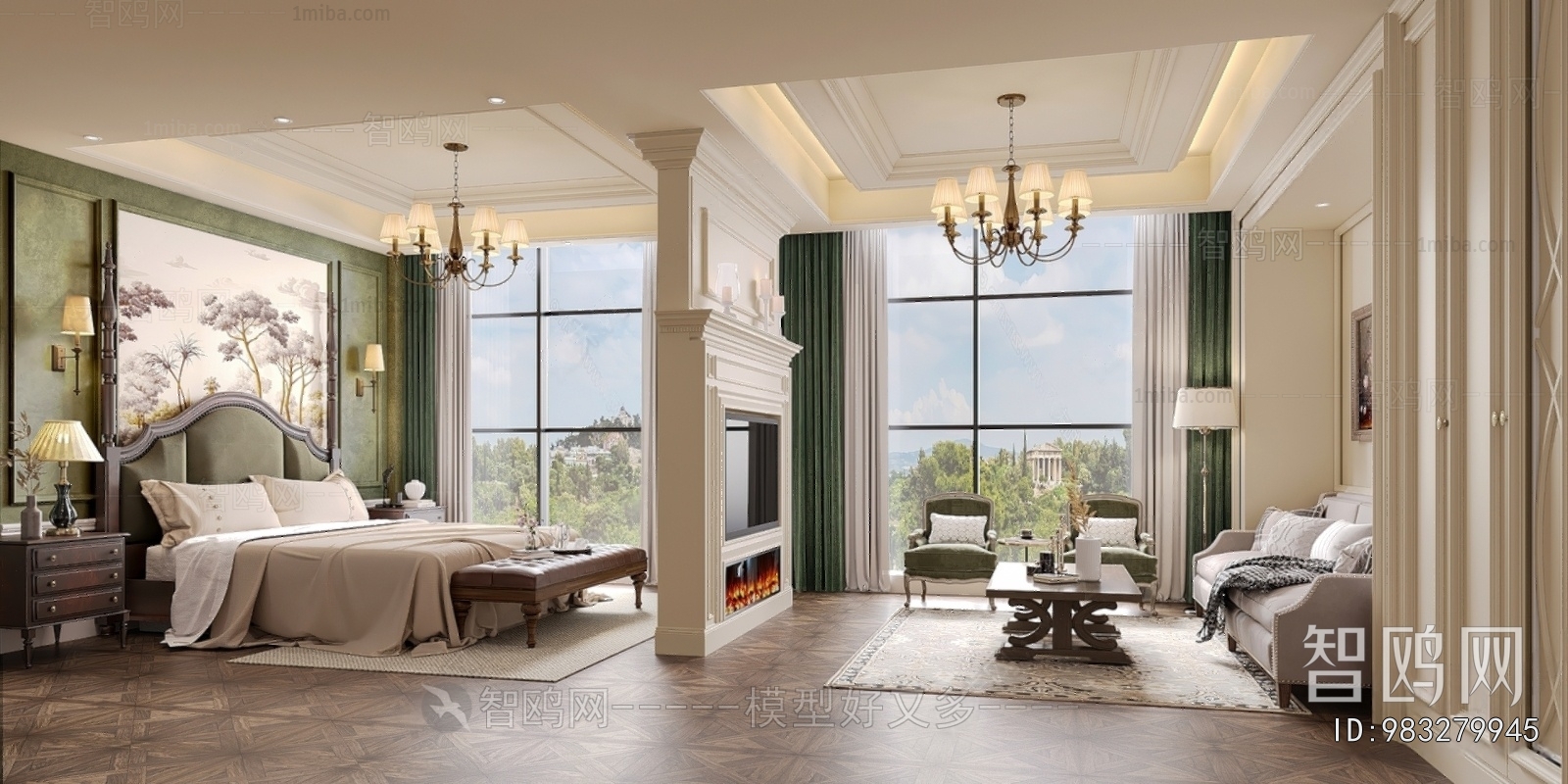 American Style Bedroom