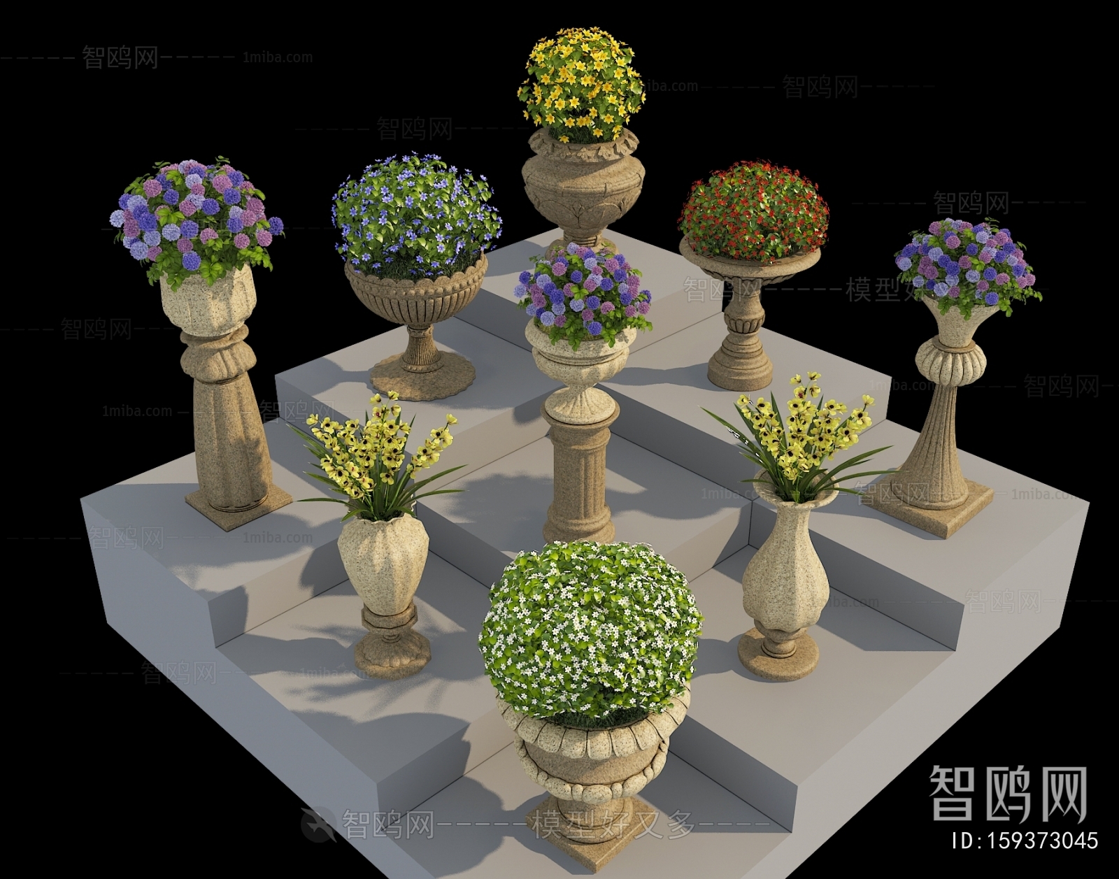European Style Flower Bed, Flower Bowl, Flower Box