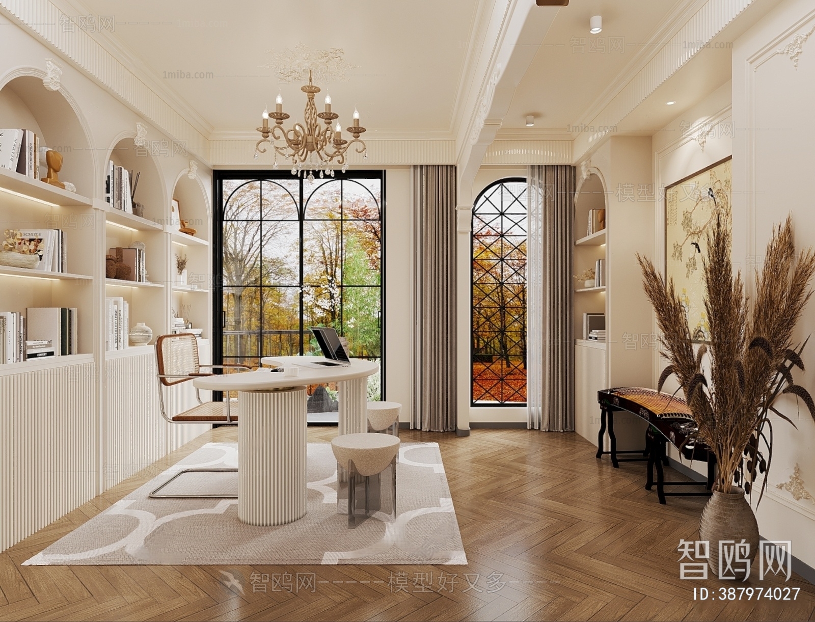 French Style Study Space