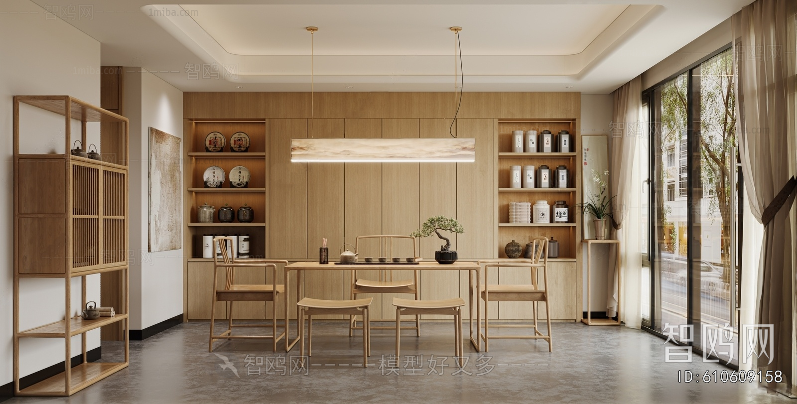 New Chinese Style Teahouse Tea House