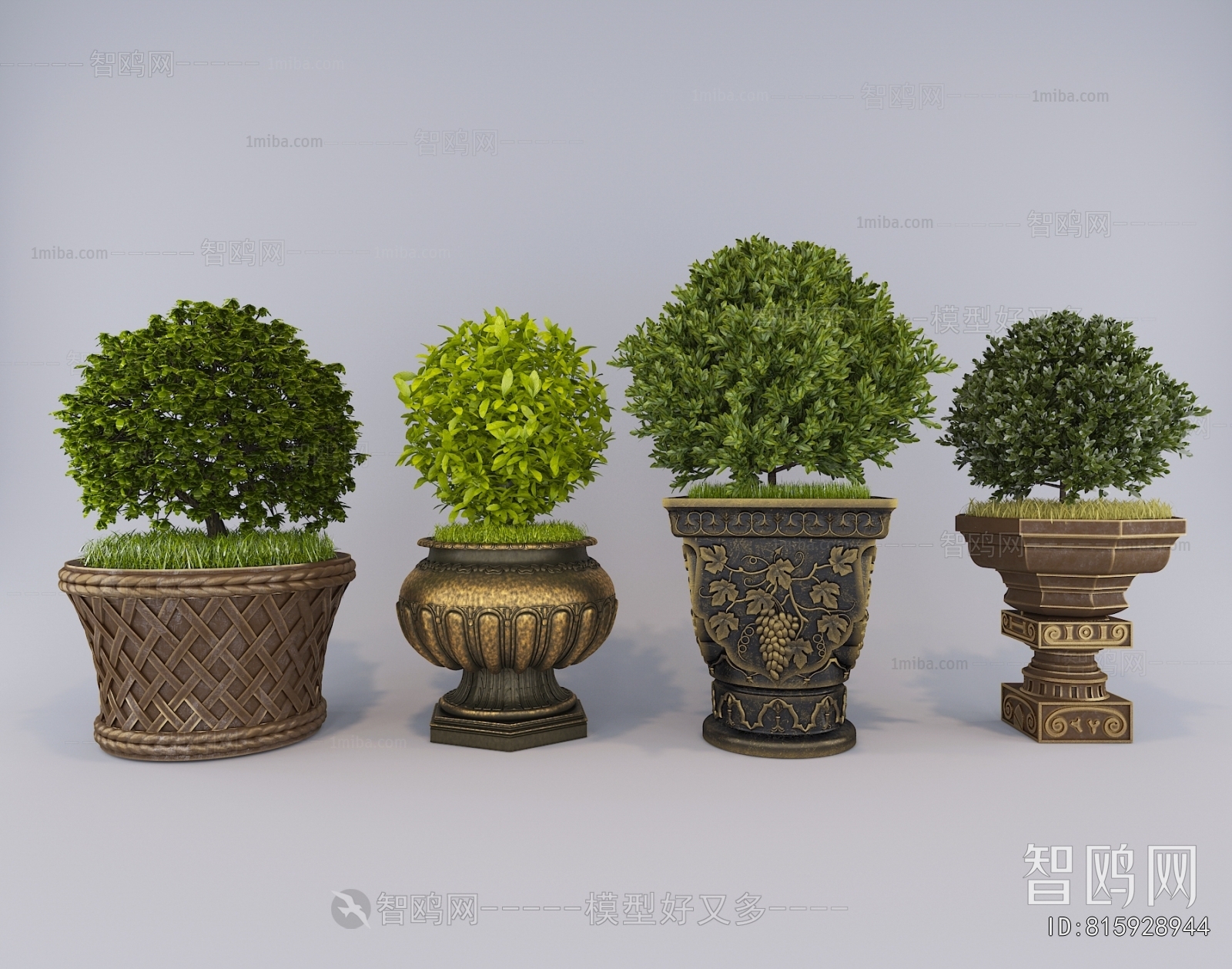 Simple European Style Flower Bed, Flower Bowl, Flower Box