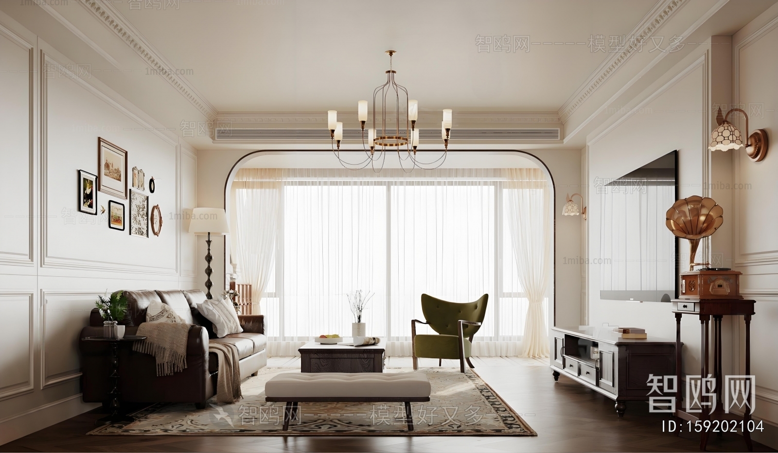 American Style A Living Room