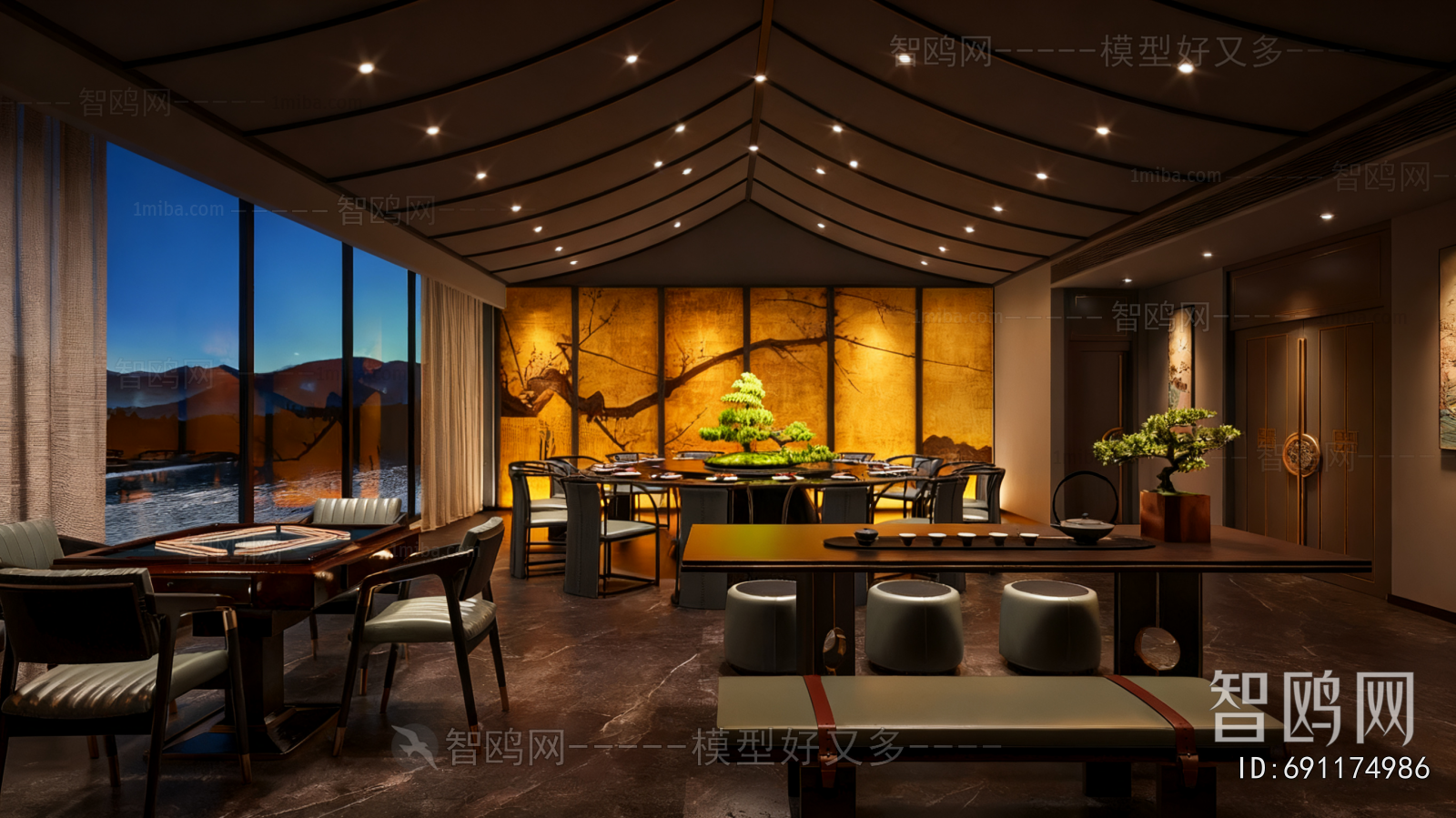 New Chinese Style Restaurant Box