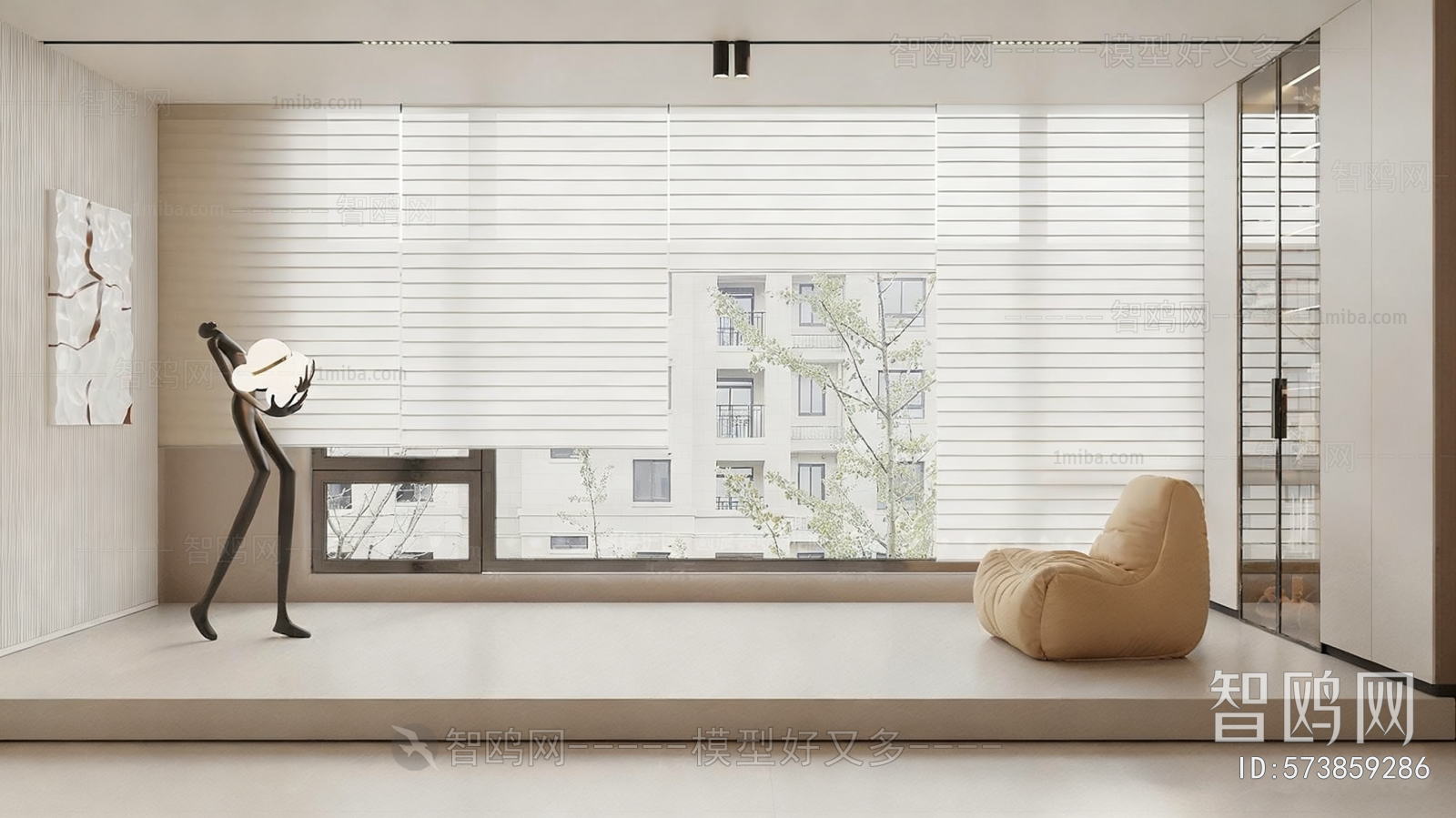 Modern Roman Curtain