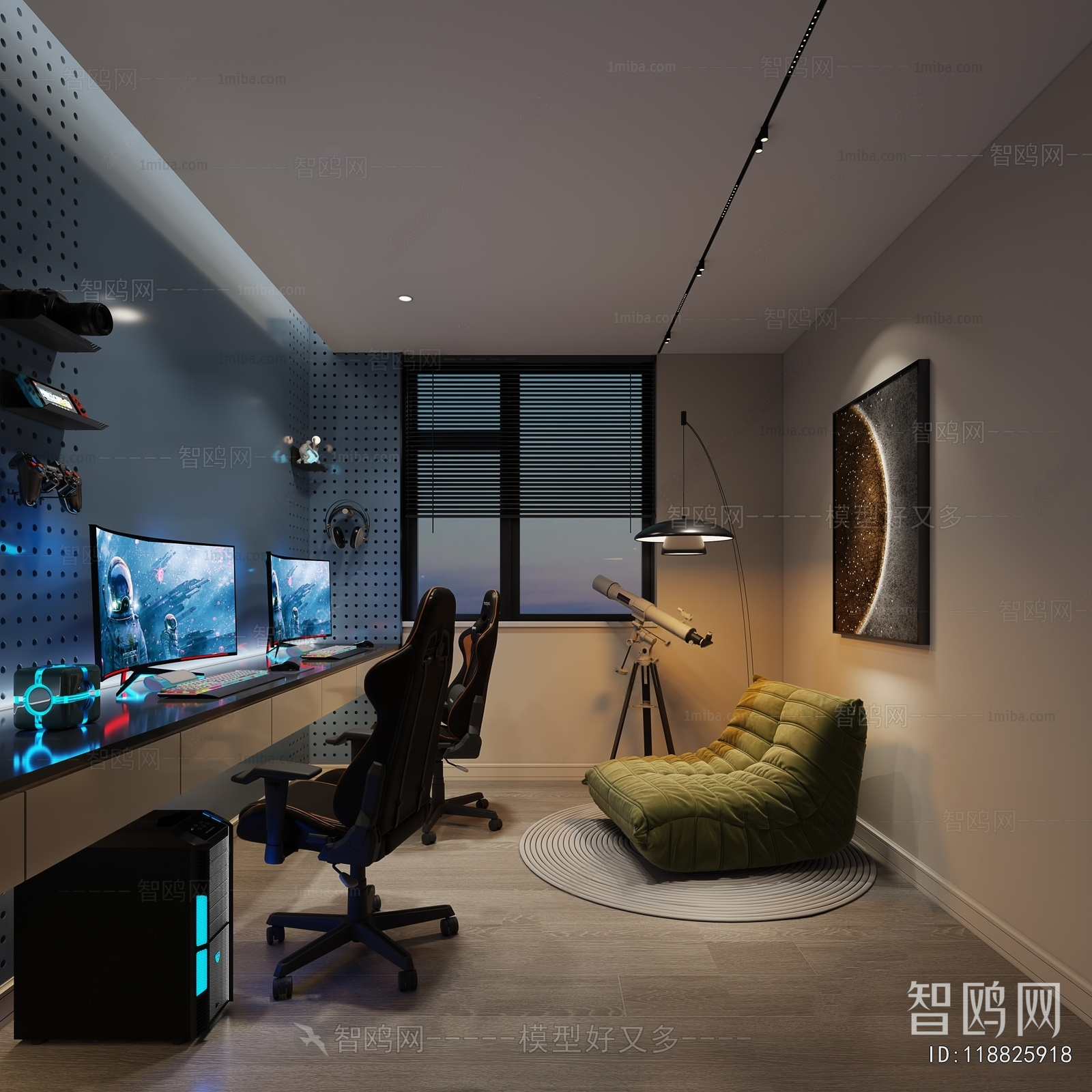 Modern E-sports Room