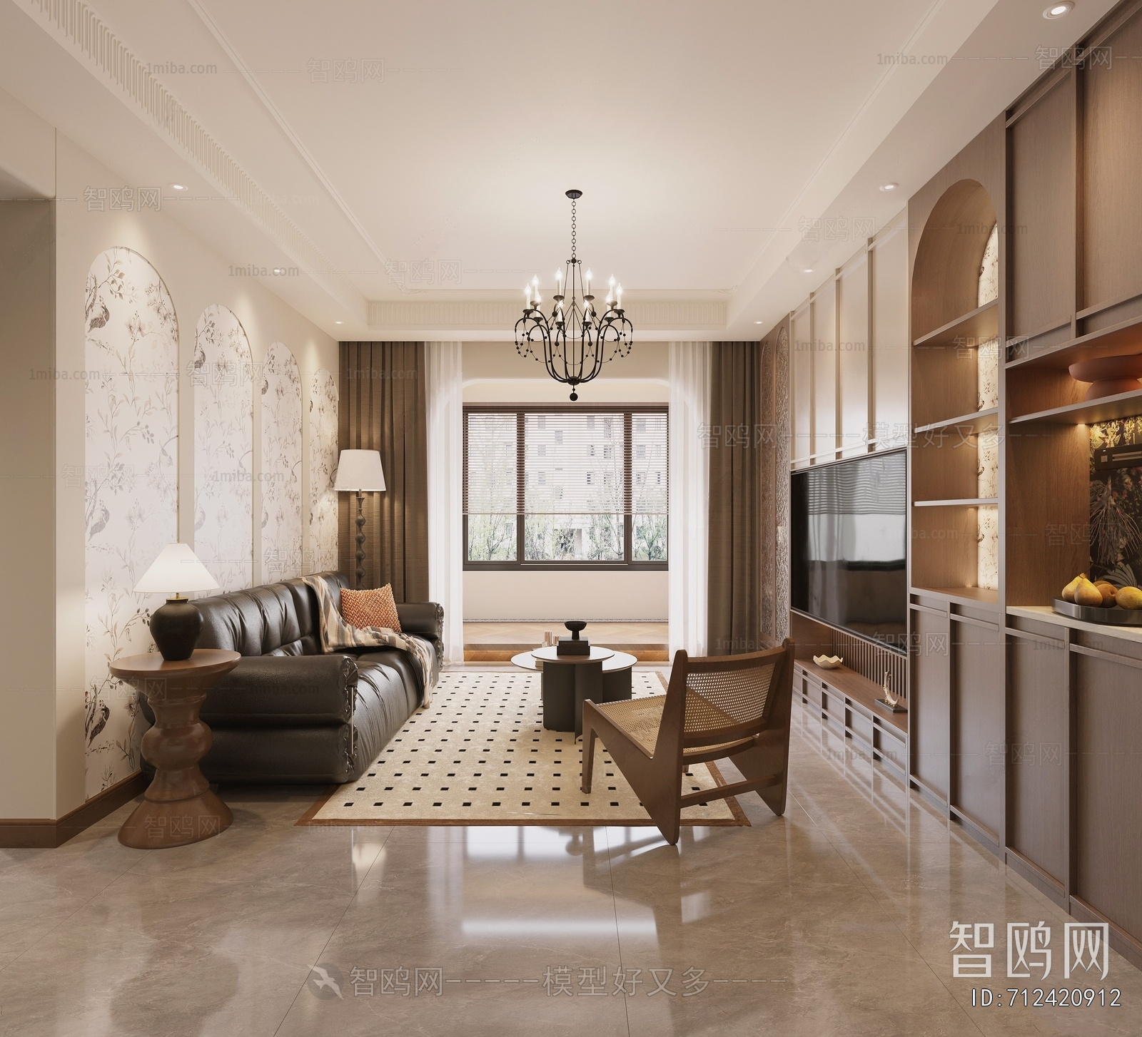 American Style A Living Room