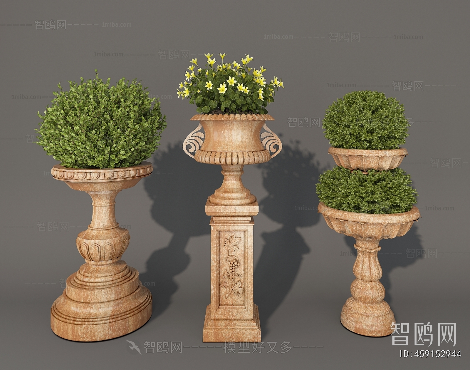 Simple European Style Flower Bed, Flower Bowl, Flower Box