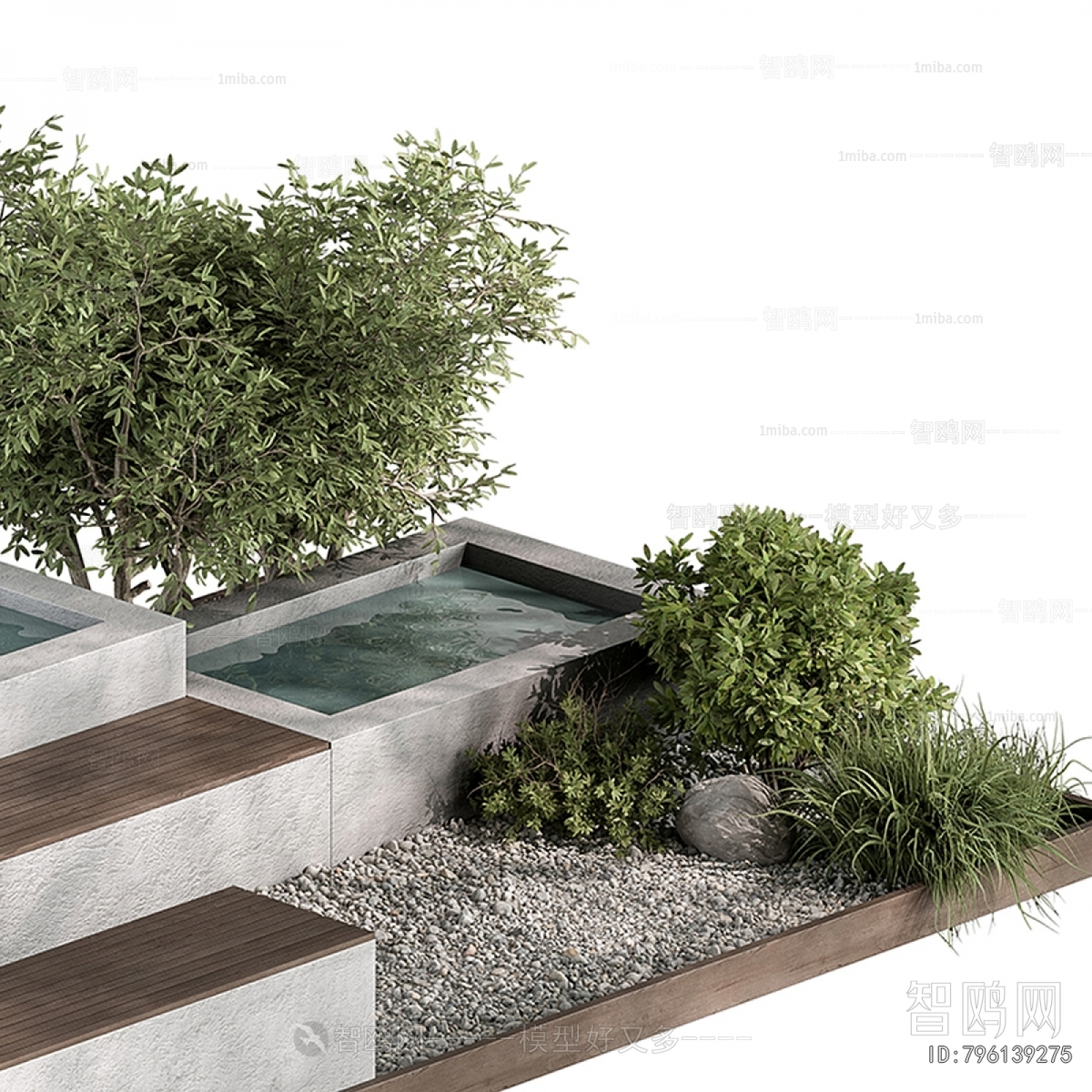 Modern Rockery Waterscape