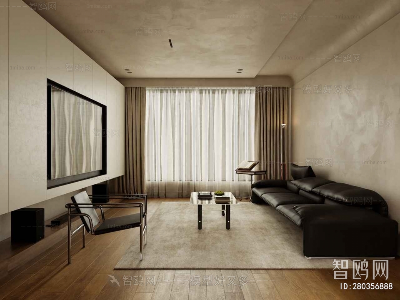 Wabi-sabi Style A Living Room