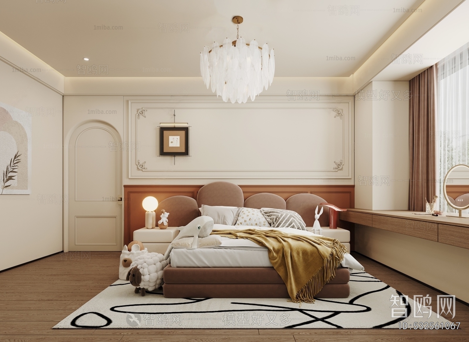 French Style Girl's Room Daughter's Room