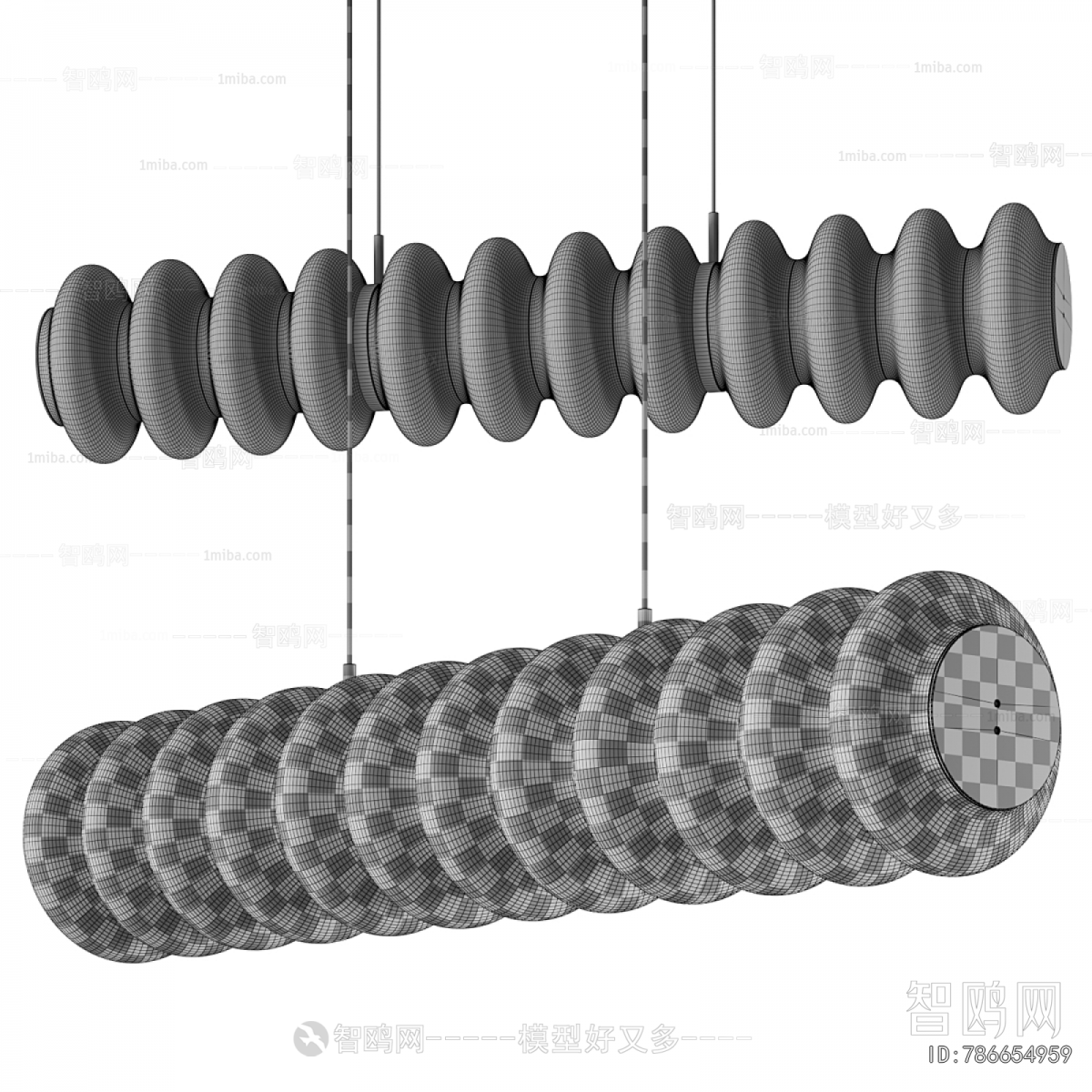 Modern Long Chandelier