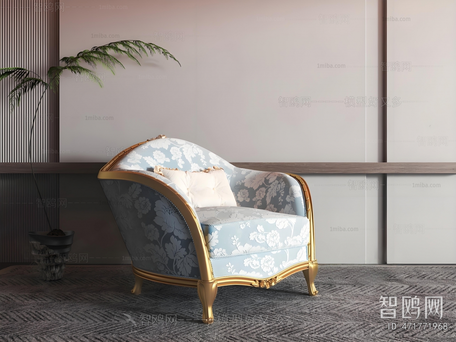 European Style Single Sofa