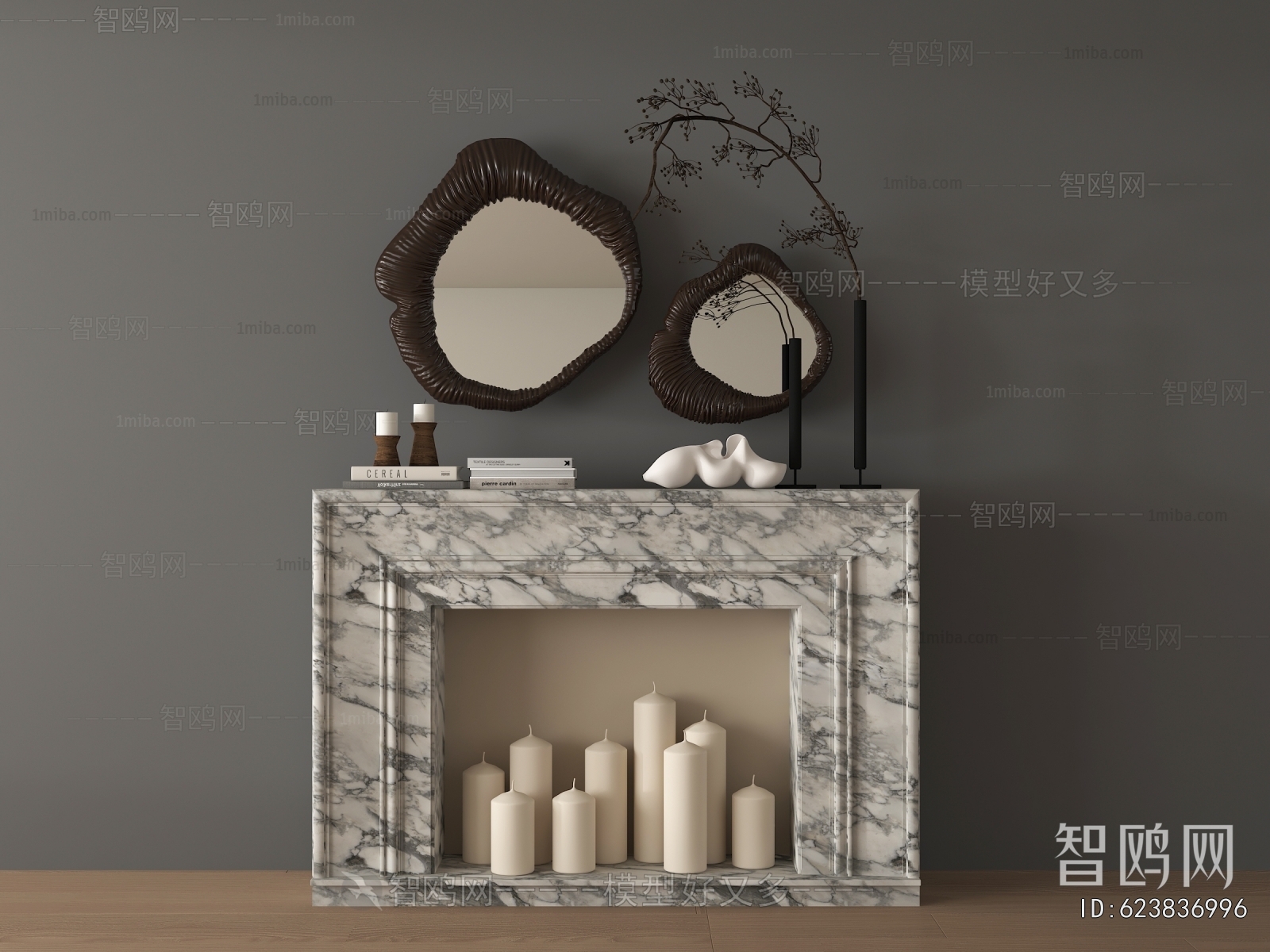 French Style Fireplace