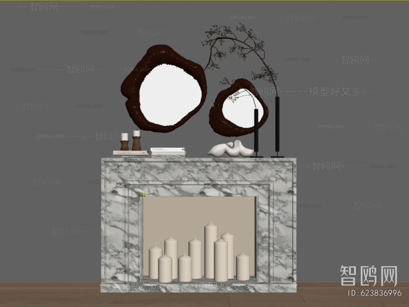 French Style Fireplace