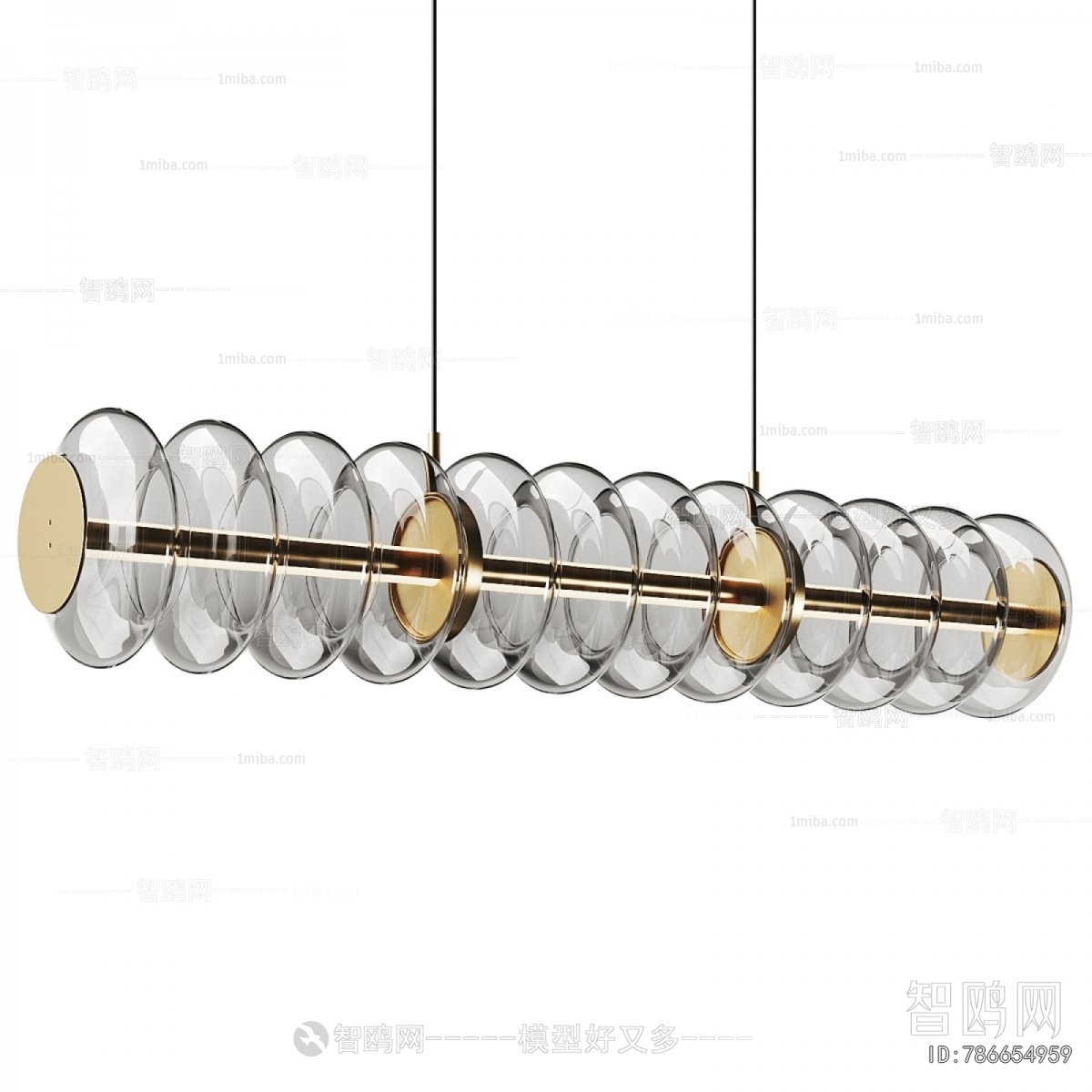 Modern Long Chandelier