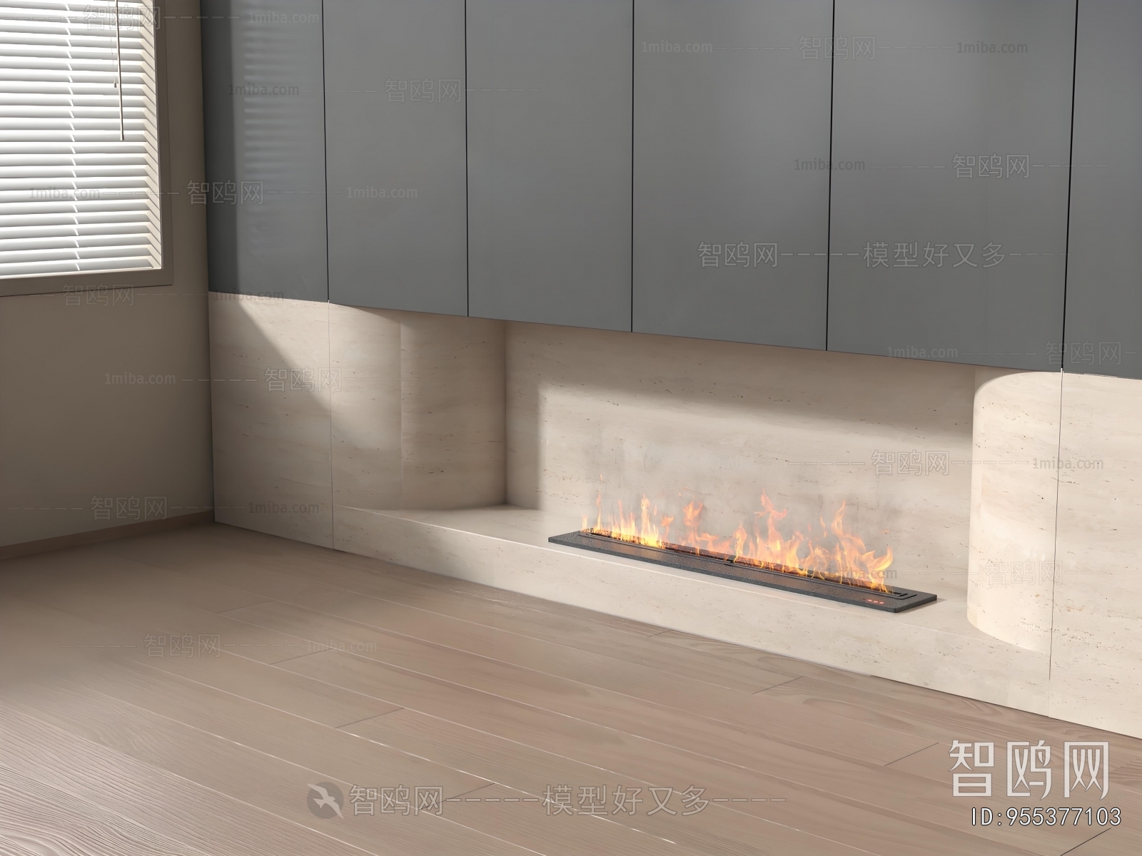 Modern Electronic Fireplace