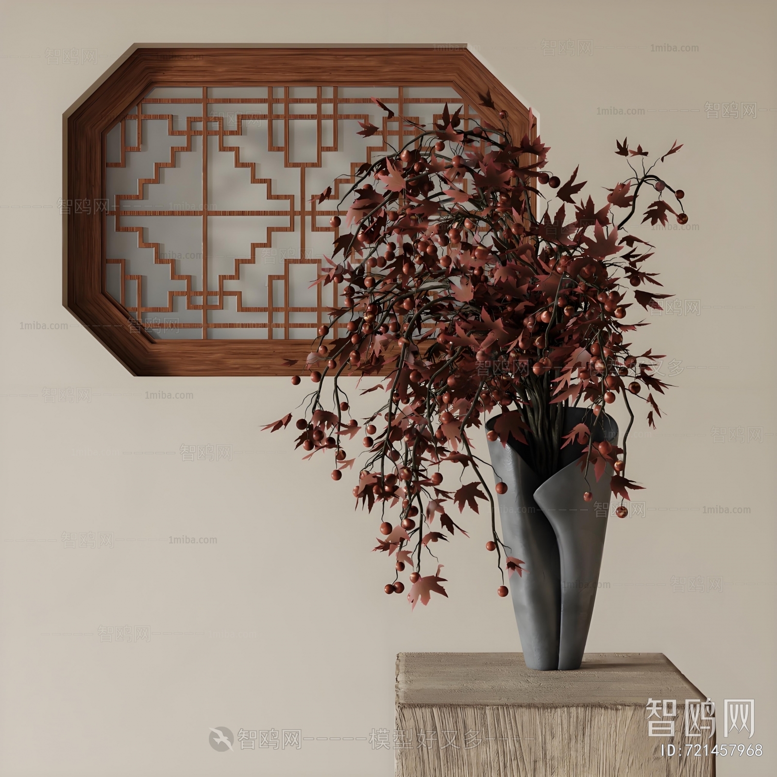 New Chinese Style Flower Arrangement