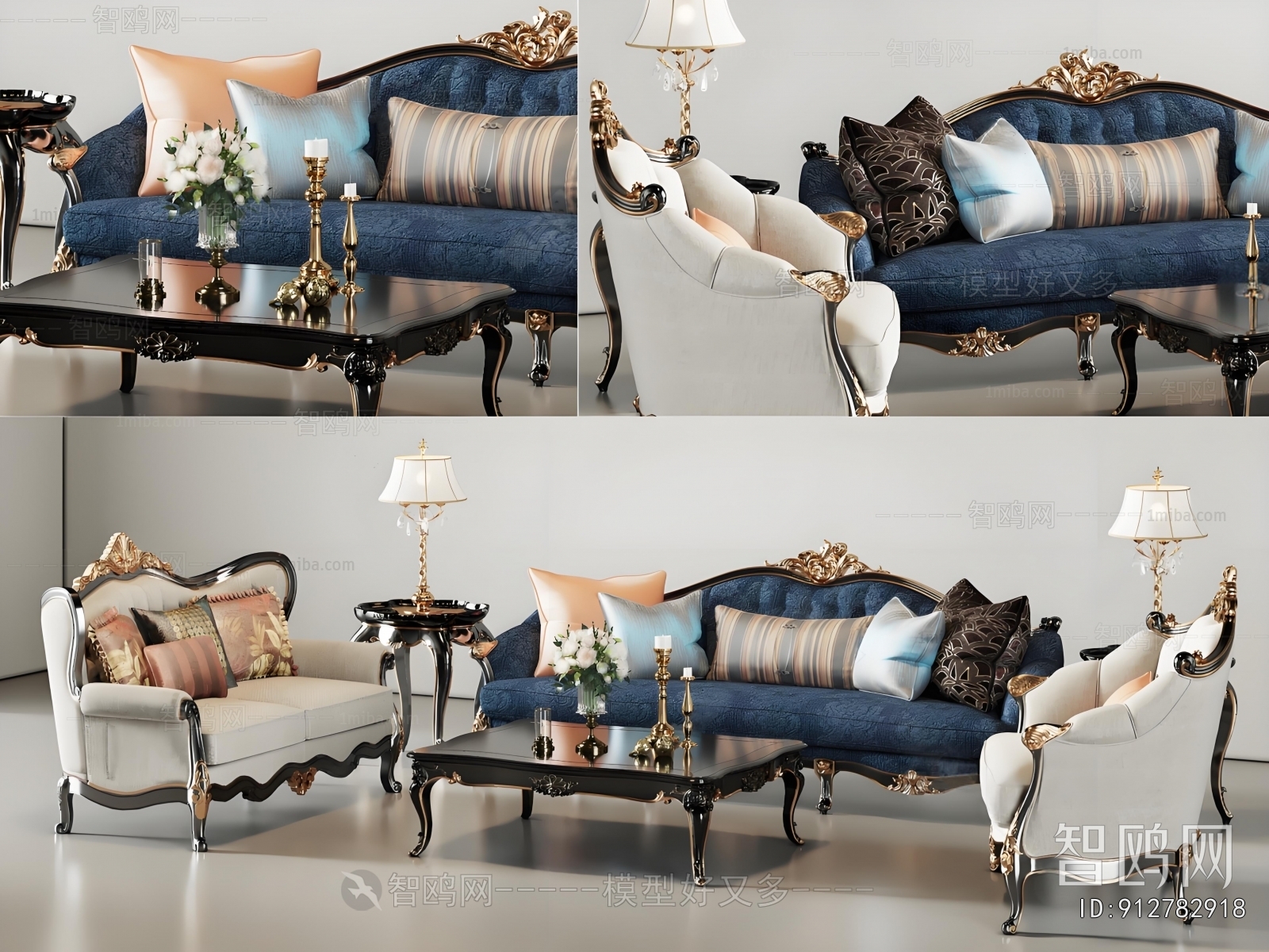 European Style Sofa Combination