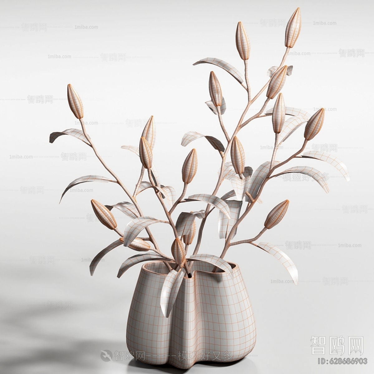 Modern Aquatic Green Plant