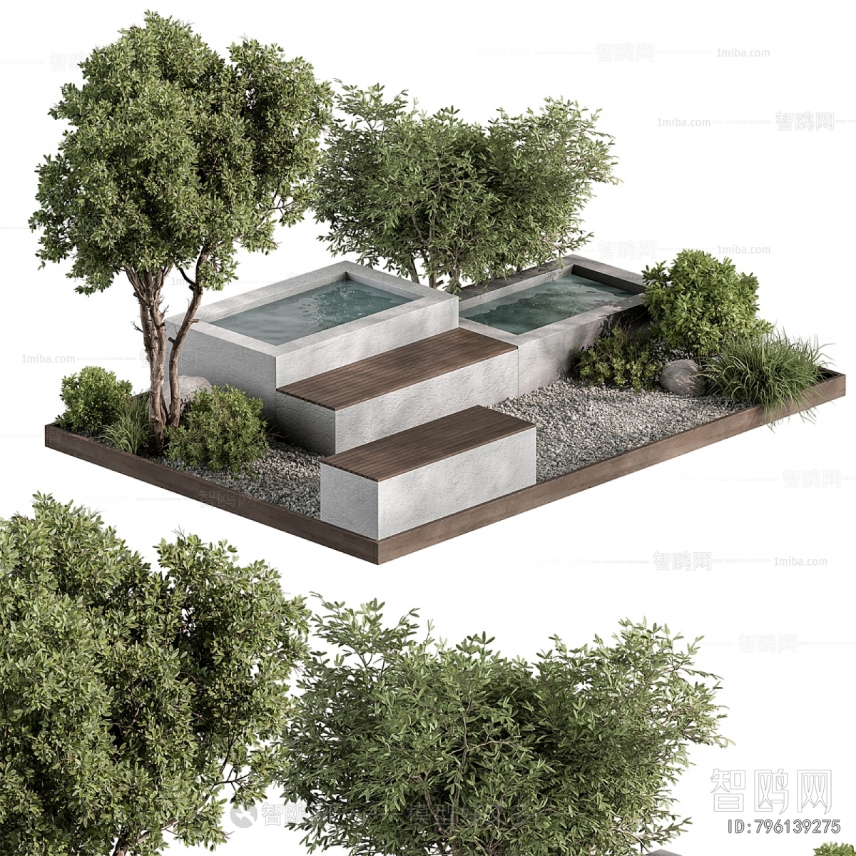 Modern Rockery Waterscape