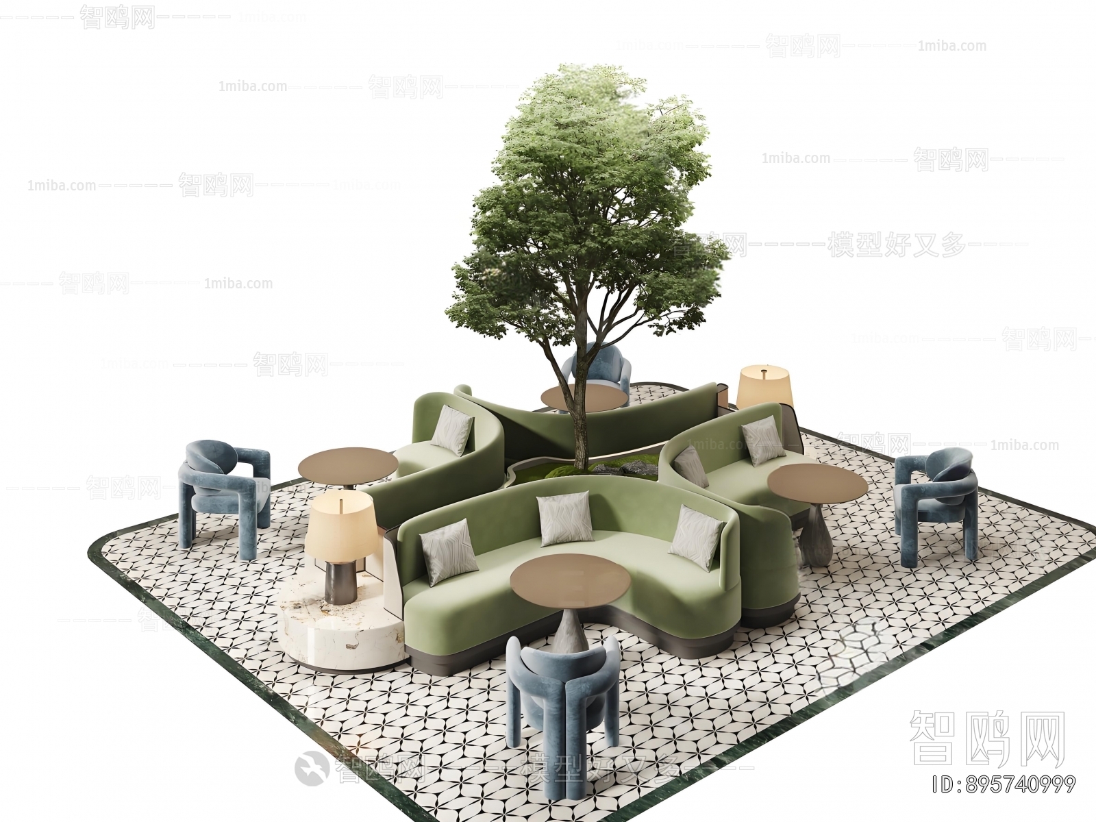 Modern Card Seat Sofa