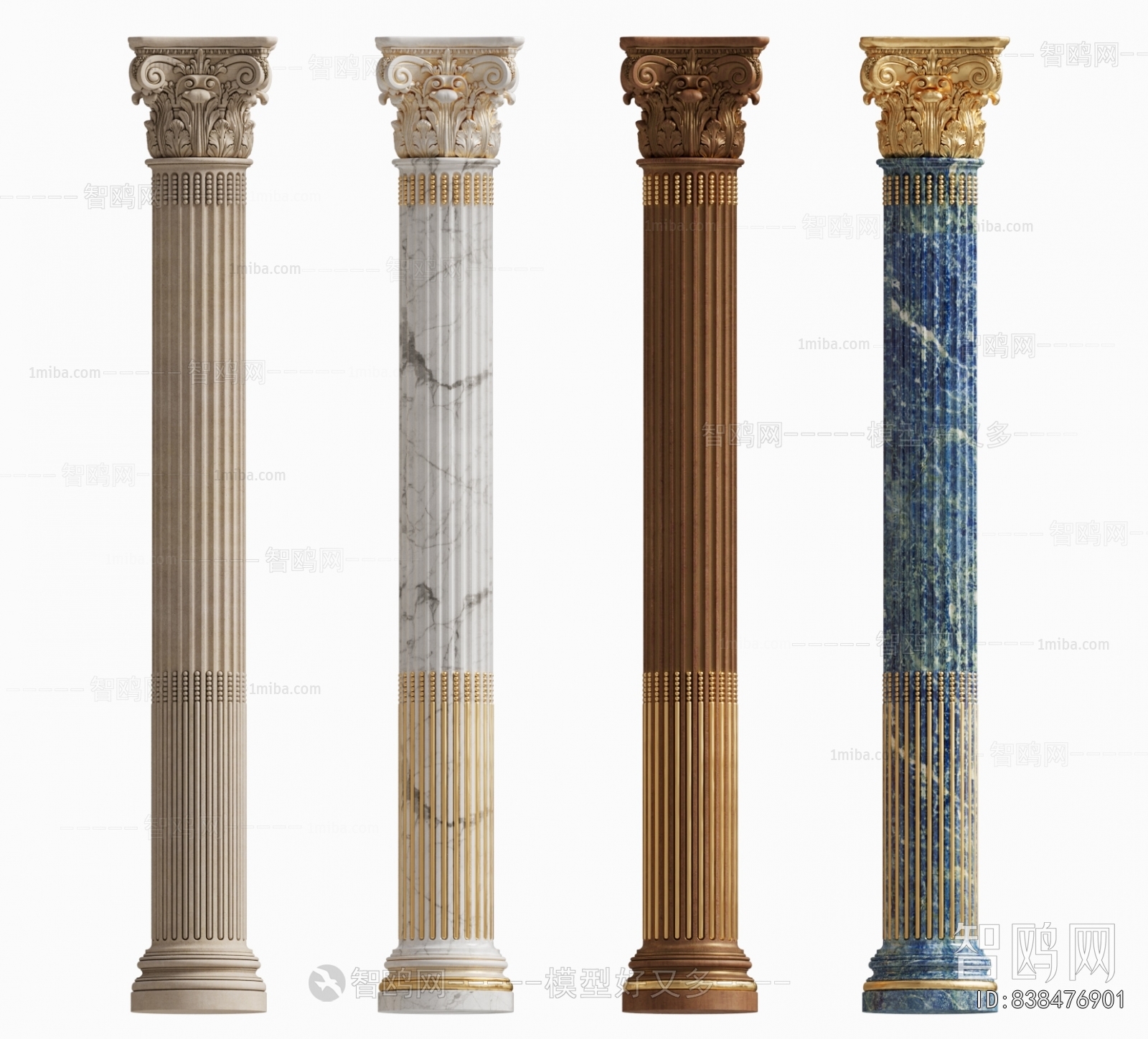 European Style Roman Pillar