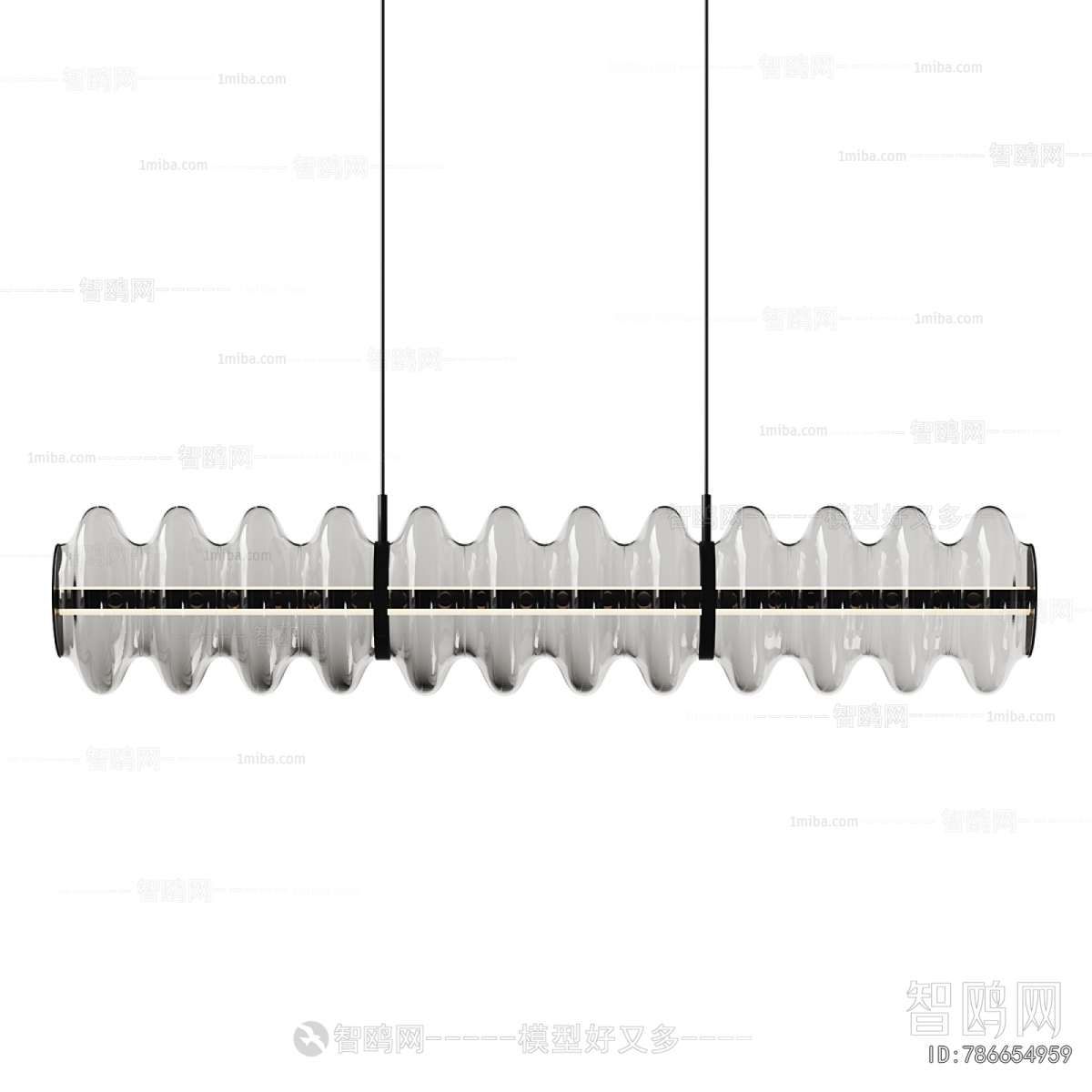 Modern Long Chandelier